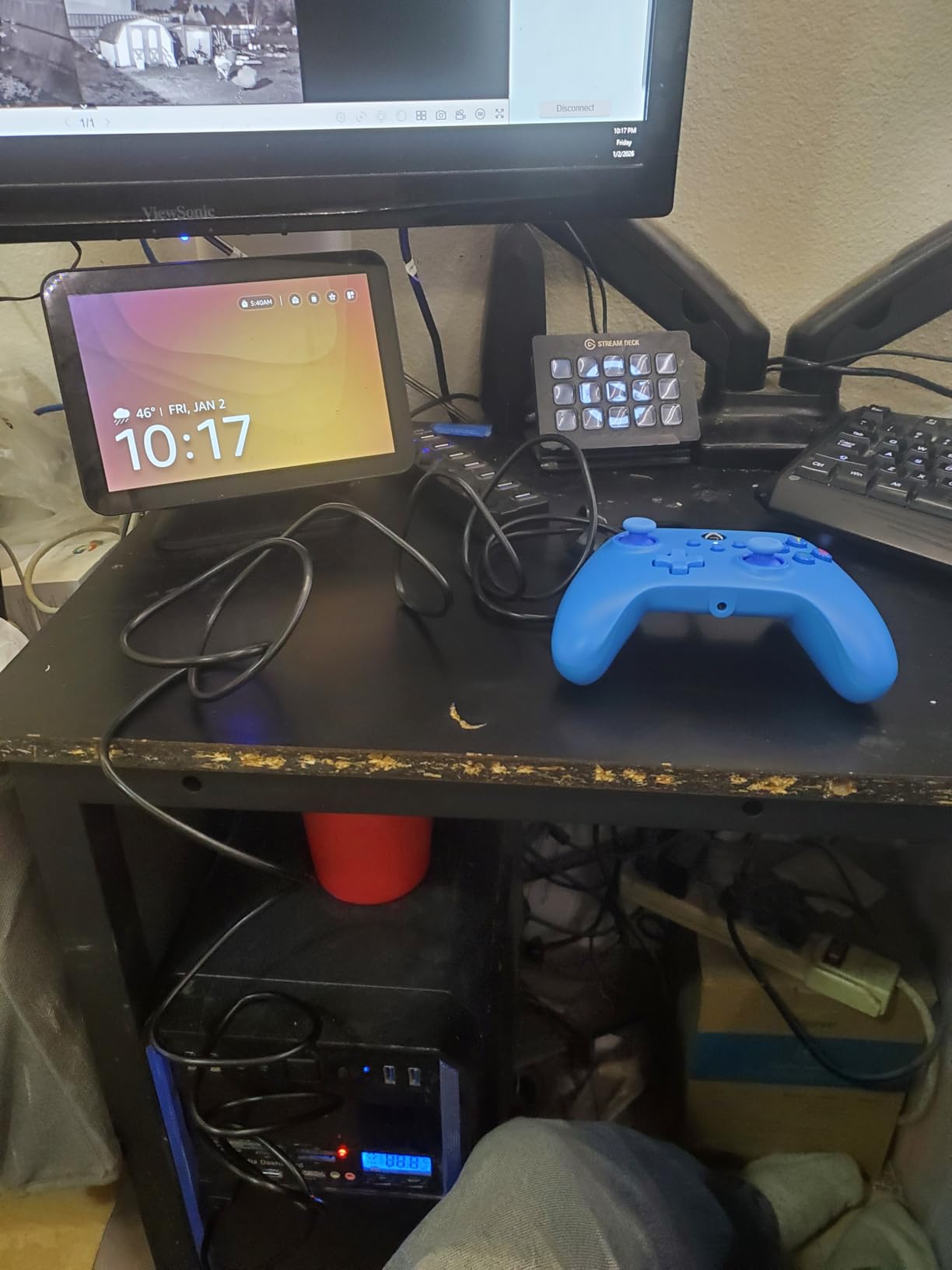 PowerA Wired Controller for Xbox Series X|S - Blue, gamepad, video game/gaming controller, works with Xbox One, Officially Licensed customer photo 1