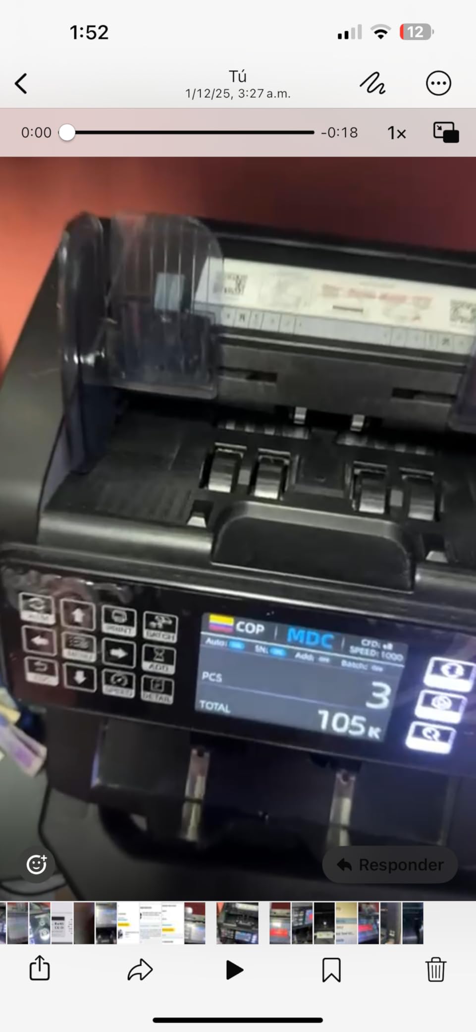 MUNBYN IMC01 Bank Grade Money Counter Machine Mixed Denomination, 2CIS/UV/IR/MG/MT Counterfeit Detection, Serial Number, MUL Currency Cash Counter, Printer Compatible, 2Y Warranty (White) customer photo 1