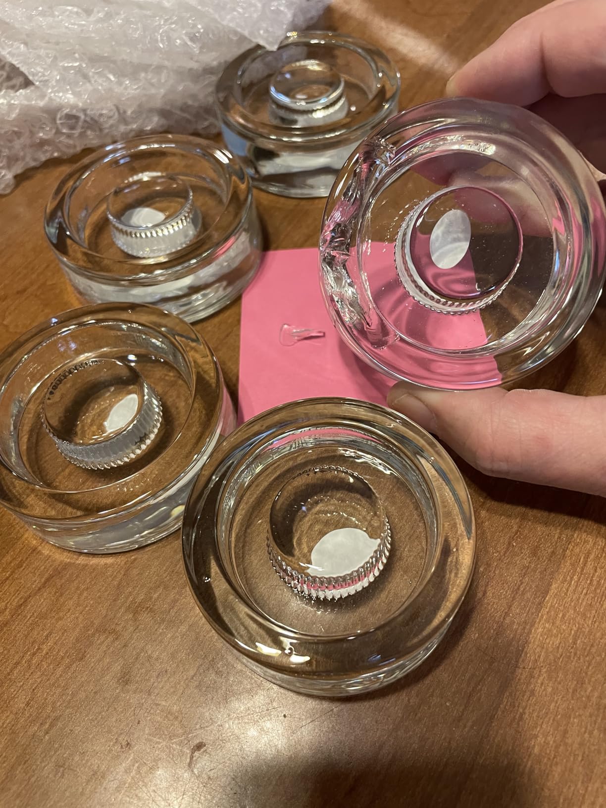 Glass Fermentation Pickling Jar Weights For Wide Mouth Mason Jars by Trademark Innovations (Set of 6) customer photo 2
