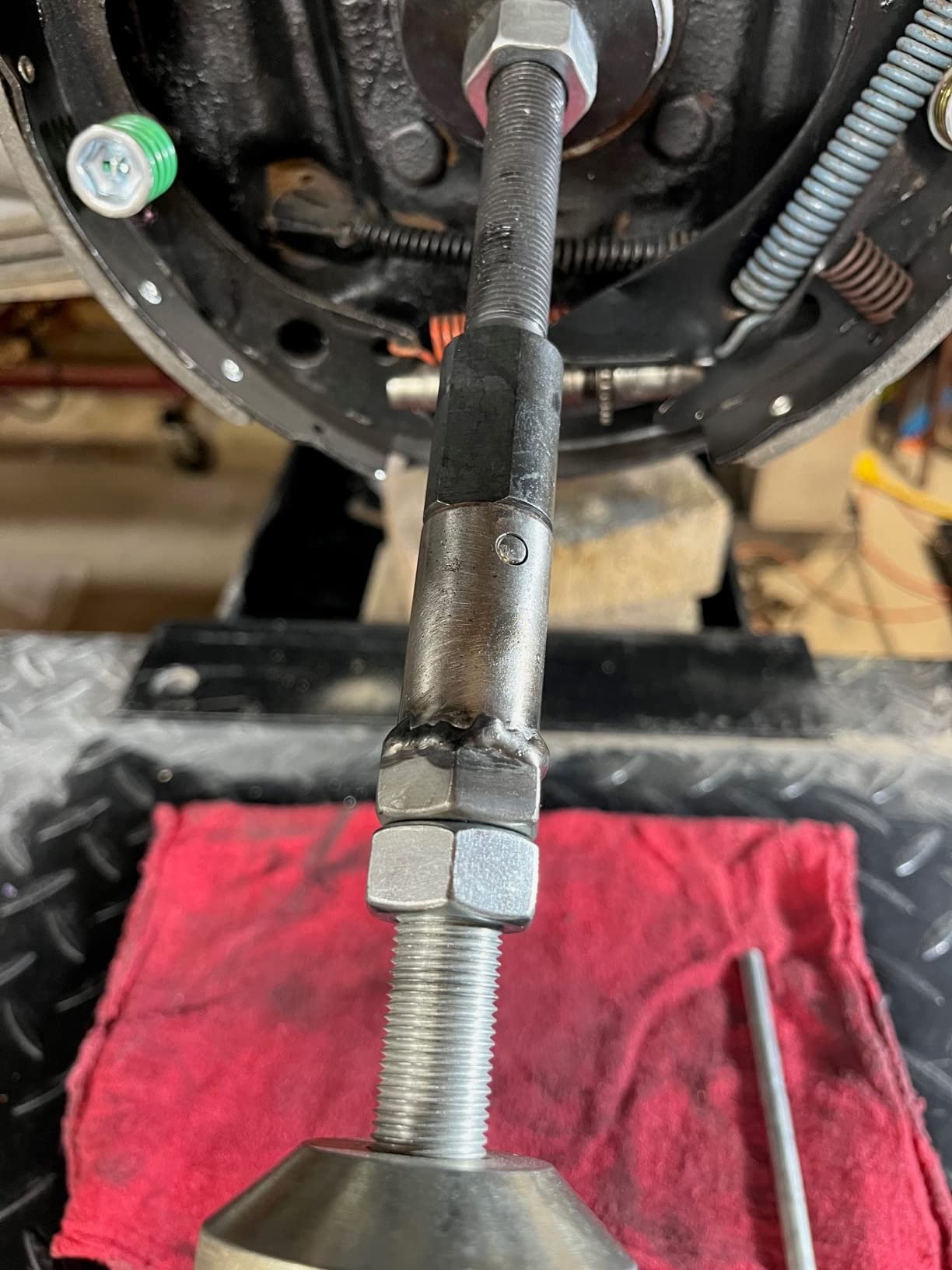 Orion Motor Tech Rear Axle Bearing Puller Tool Kit and Slide Hammer Set, Axle Seal and Bearing Remover Set with Slide Hammer Yoke and 3 Rear Axle Puller Adapters, 1-1/4