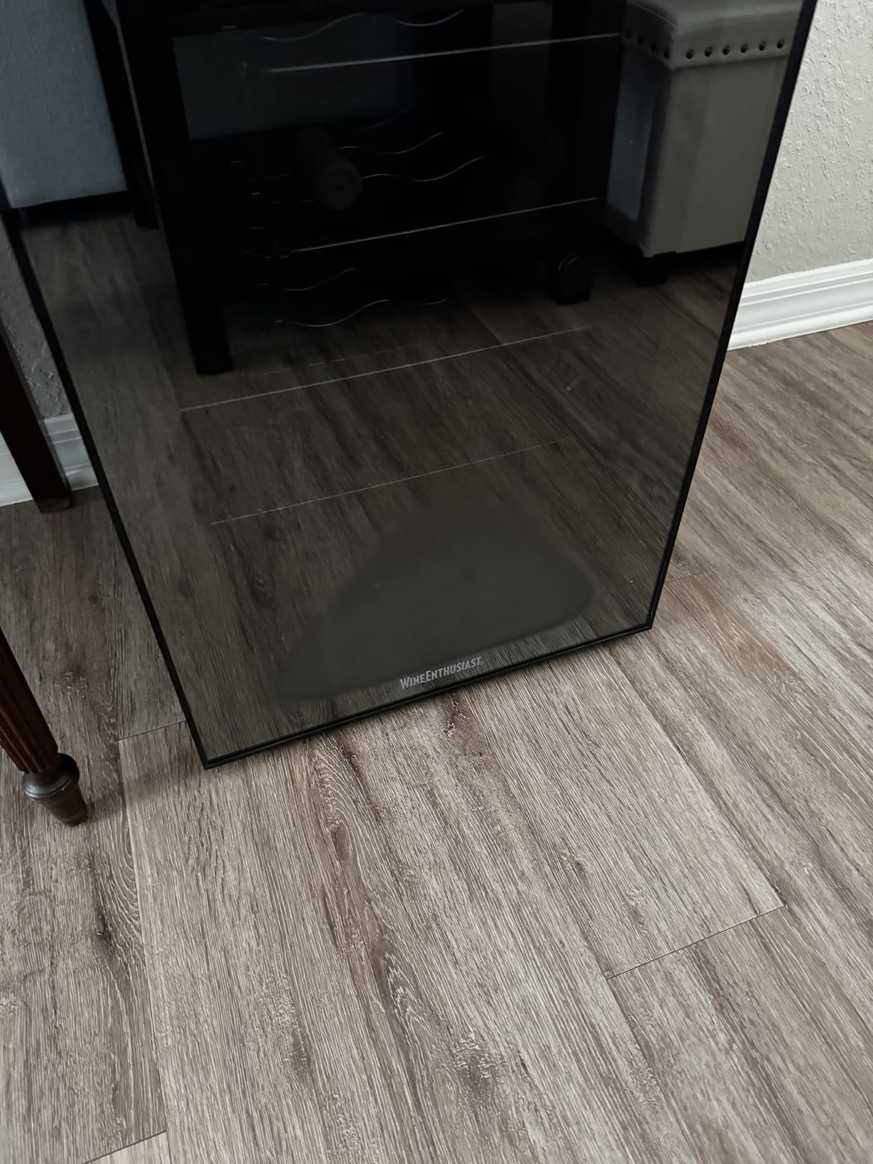 Wine Enthusiast 24-Bottle Compressor Wine Cooler with Upright Bottle Storage - Freestanding Wine Refrigerator with Digital Touchscreen and LED Temperature Display customer photo 2