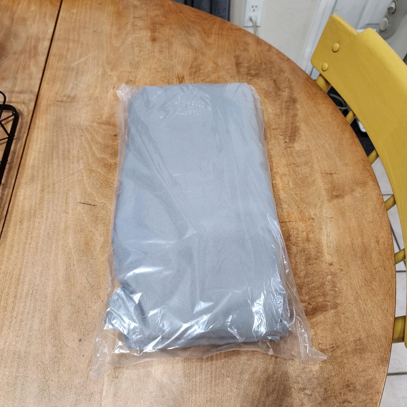 Full/Queen Comforter Set with Sheets, 7-Piece Gray Calvin Stripe Bedding, Lightweight Microfiber Bed-in-a-Bag, Striped customer photo 2