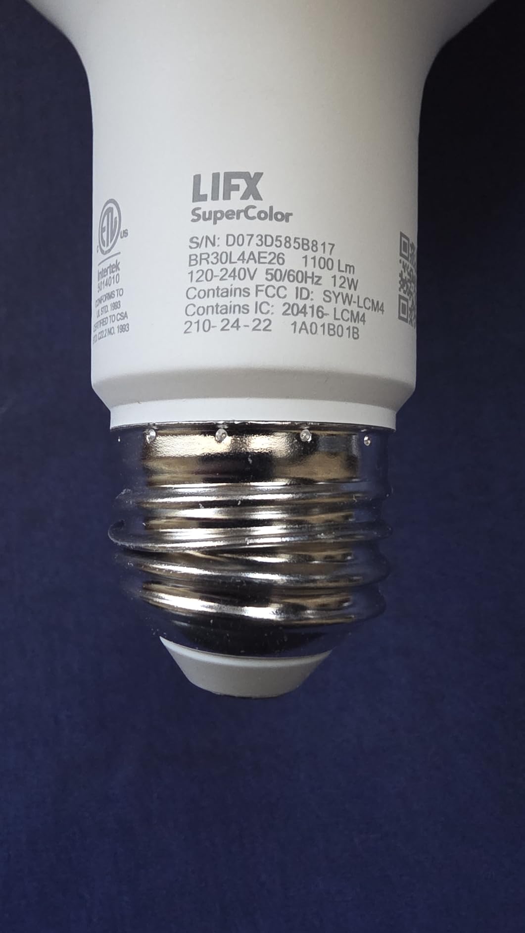 LIFX Color BR30 Smart LED Flood Light Bulb, 1100 Lumens, Dimmable, 2.4GHz Wi-Fi, Billions of Colors and Whites, Compatible with Alexa, Hey Google, HomeKit and Siri, HB2LHB30E26US, 2-Pack customer photo 1