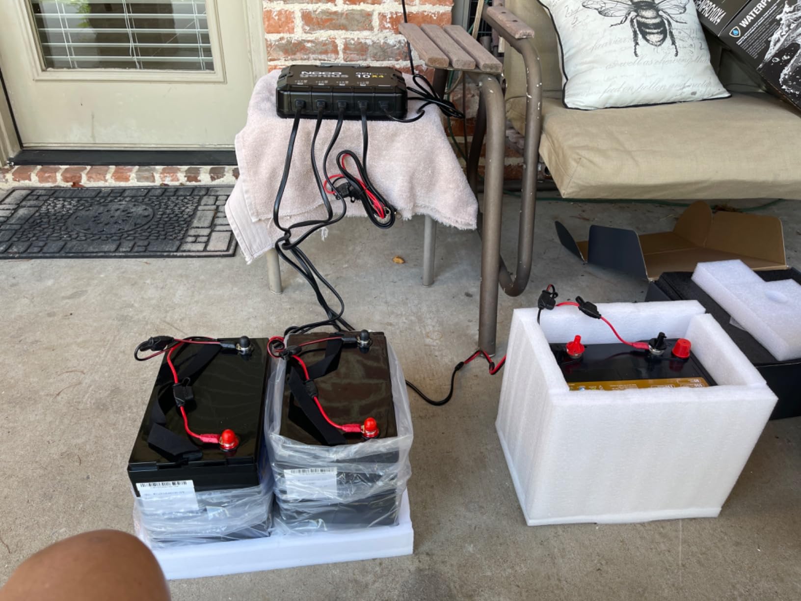 NOCO Genius GENPRO10X4: 4-Bank, 40A Onboard Battery Charger - 10A Per Bank, 12V Waterproof Marine Charger with Overcharge Protection & Temperature Compensation - for Lead-Acid & Lithium Batteries customer photo 1