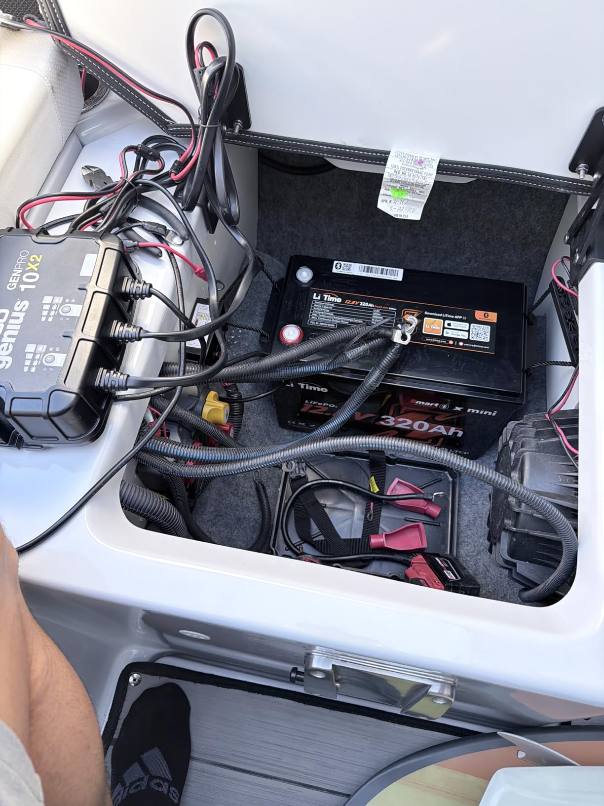 NOCO Genius GENPRO10X2: 2-Bank, 20A Onboard Battery Charger - 10A Per Bank, 12V Waterproof Marine Charger with Overcharge Protection & Temperature Compensation - for Lead-Acid & Lithium Batteries customer photo 1