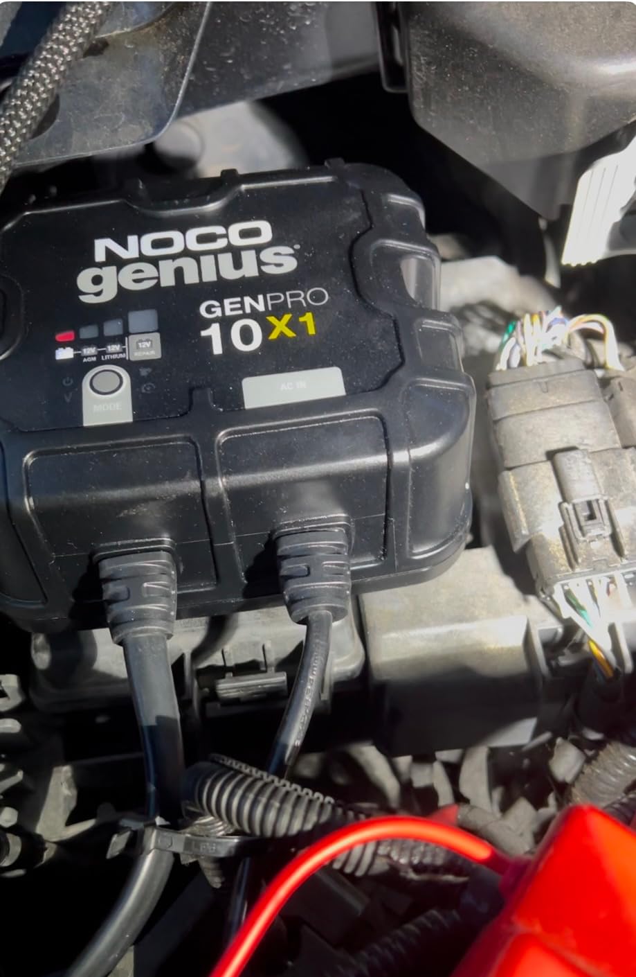 NOCO Genius GENPRO10X1: 1-Bank, 10A Onboard Battery Charger - 10A Per Bank, 12V Waterproof Marine Charger with Overcharge Protection & Temperature Compensation - for Lead-Acid & Lithium Batteries customer photo 1