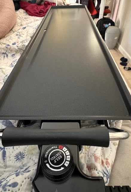 HAPPYGRILL Electric Griddle Teppanyaki Grill, Nonstick Countertop Griddle with Adjustable Temperature, 35