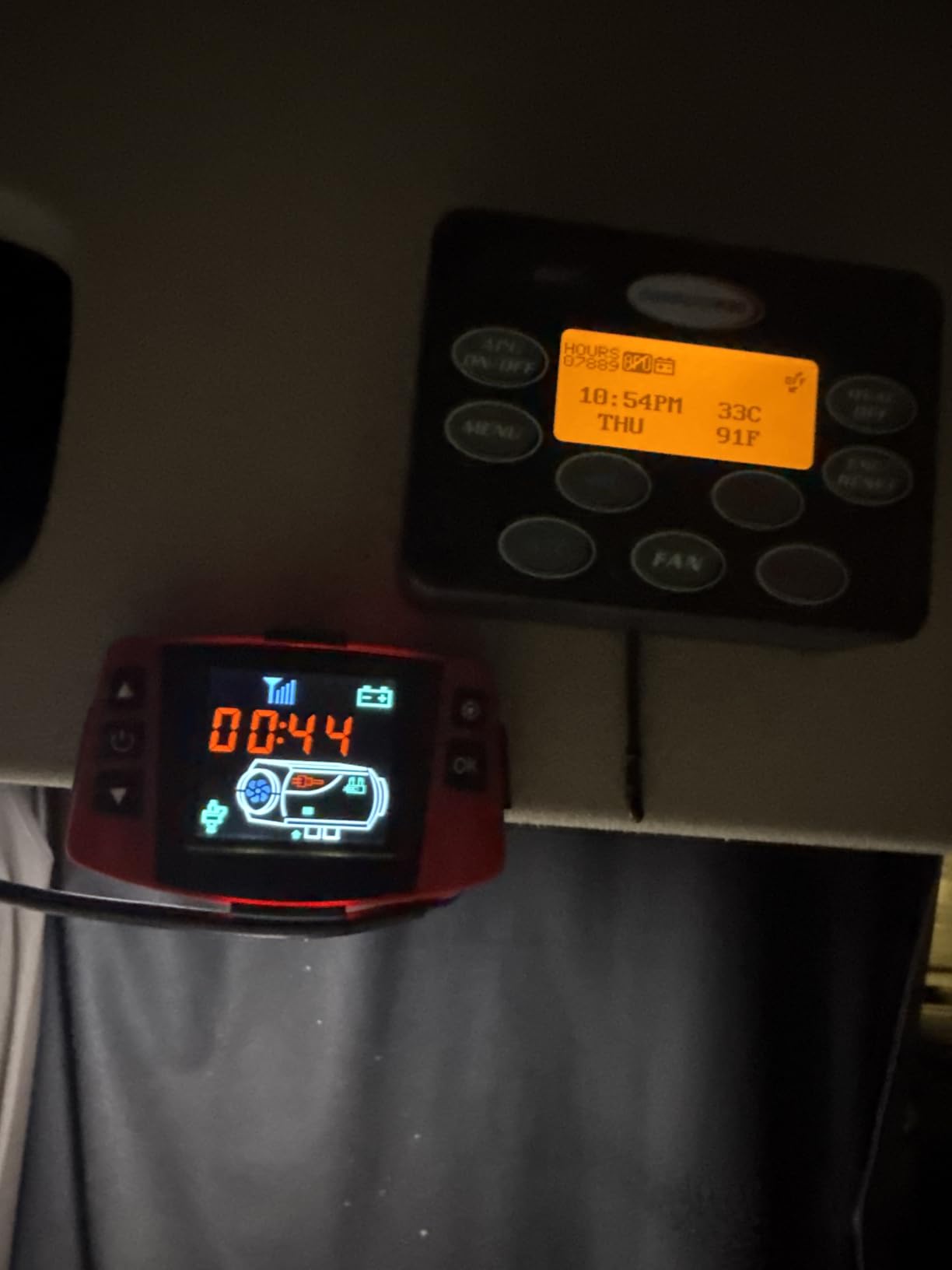 Diesel Heater 5KW, 15L Tank, Diesel Air Heater 12V, Muffler, Diesel Parking Heater with LCD Thermostat Monitor of Plateau Version & Remote Control for RV, Trailer, Boat, Truck and Motor-home customer photo 1