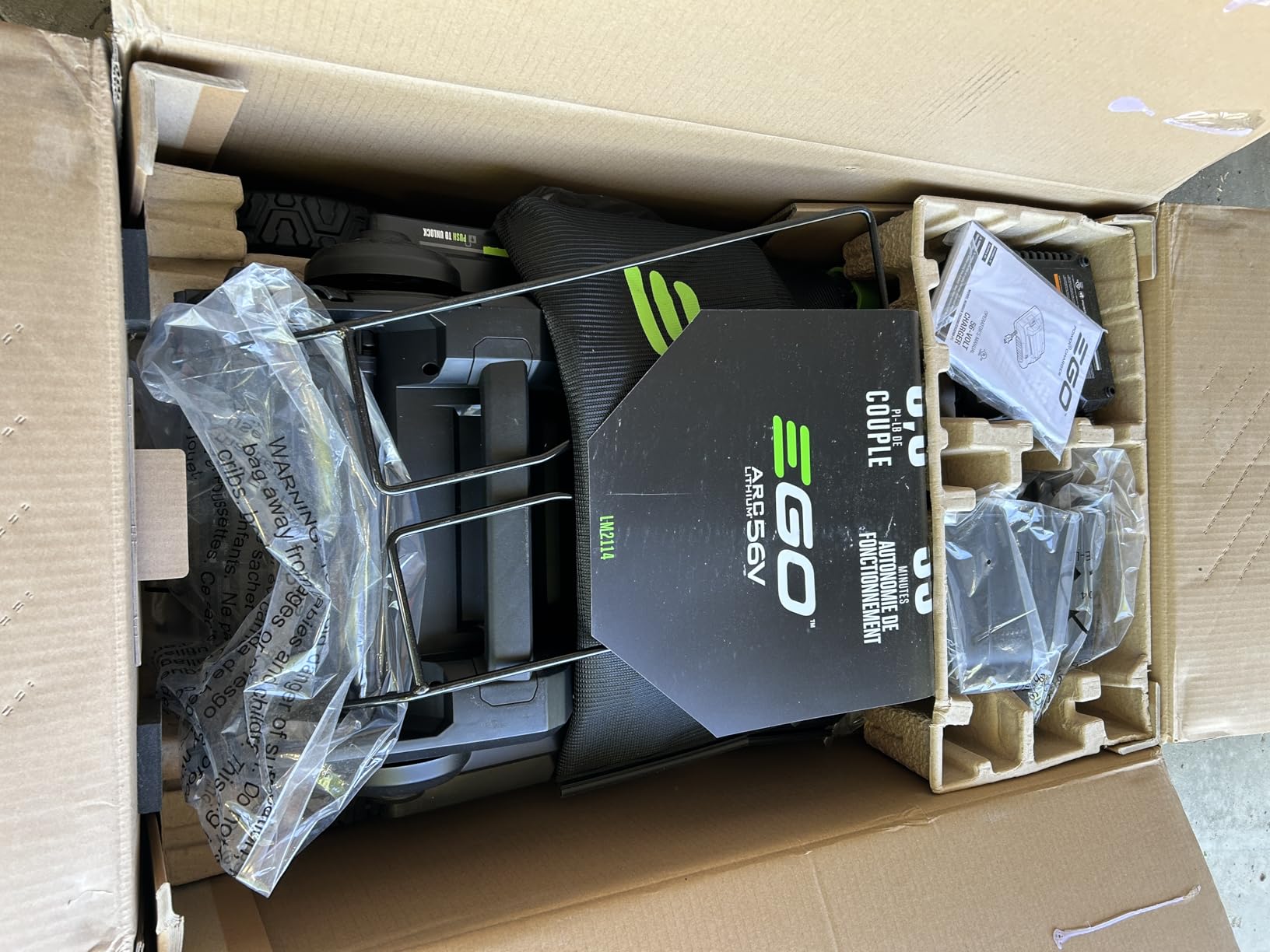 EGO Power+ Electric Lawn Mower, Cordless with Select Cut, Battery and Charger Not Included - LM2130 customer photo 2