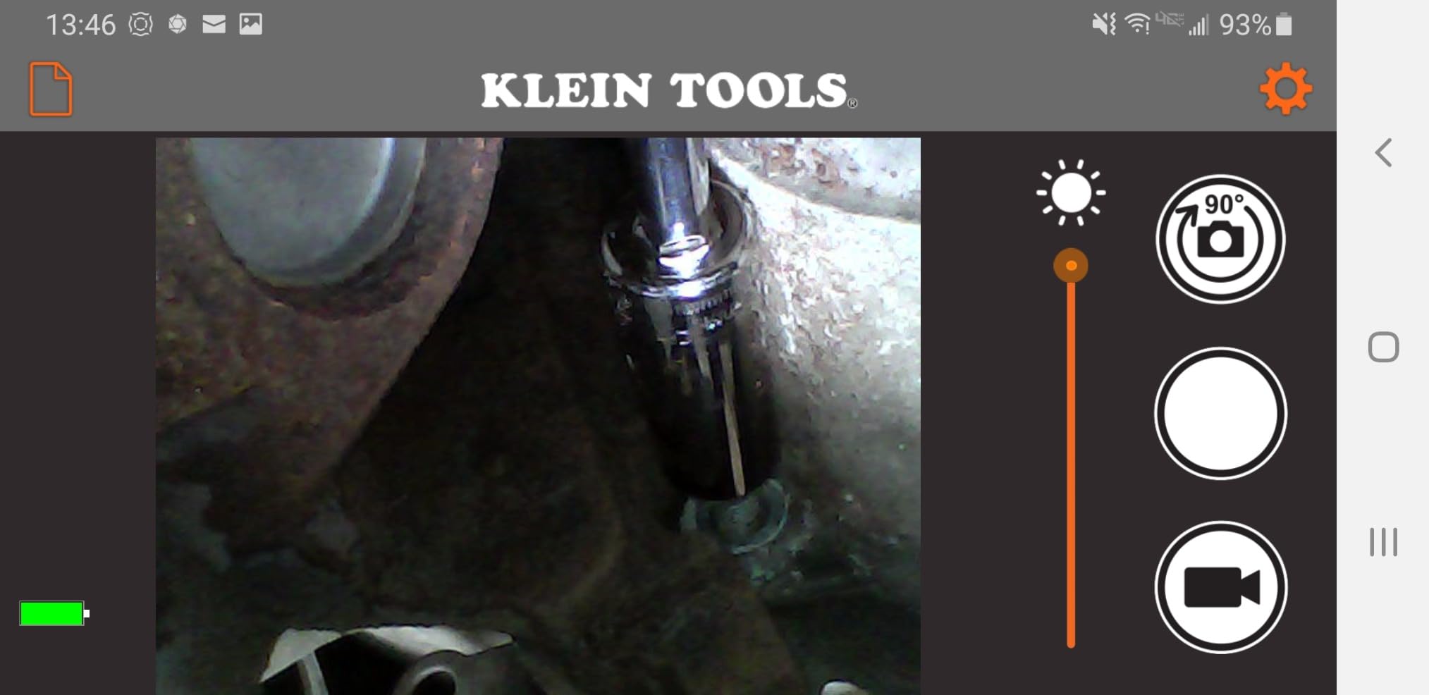 Klein Tools ET16 Borescope, 9 mm 10-Foot Armored Waterproof Gooseneck Snake, LED Lights, Endoscope Digital Inspection Camera for Android Phones customer photo 1