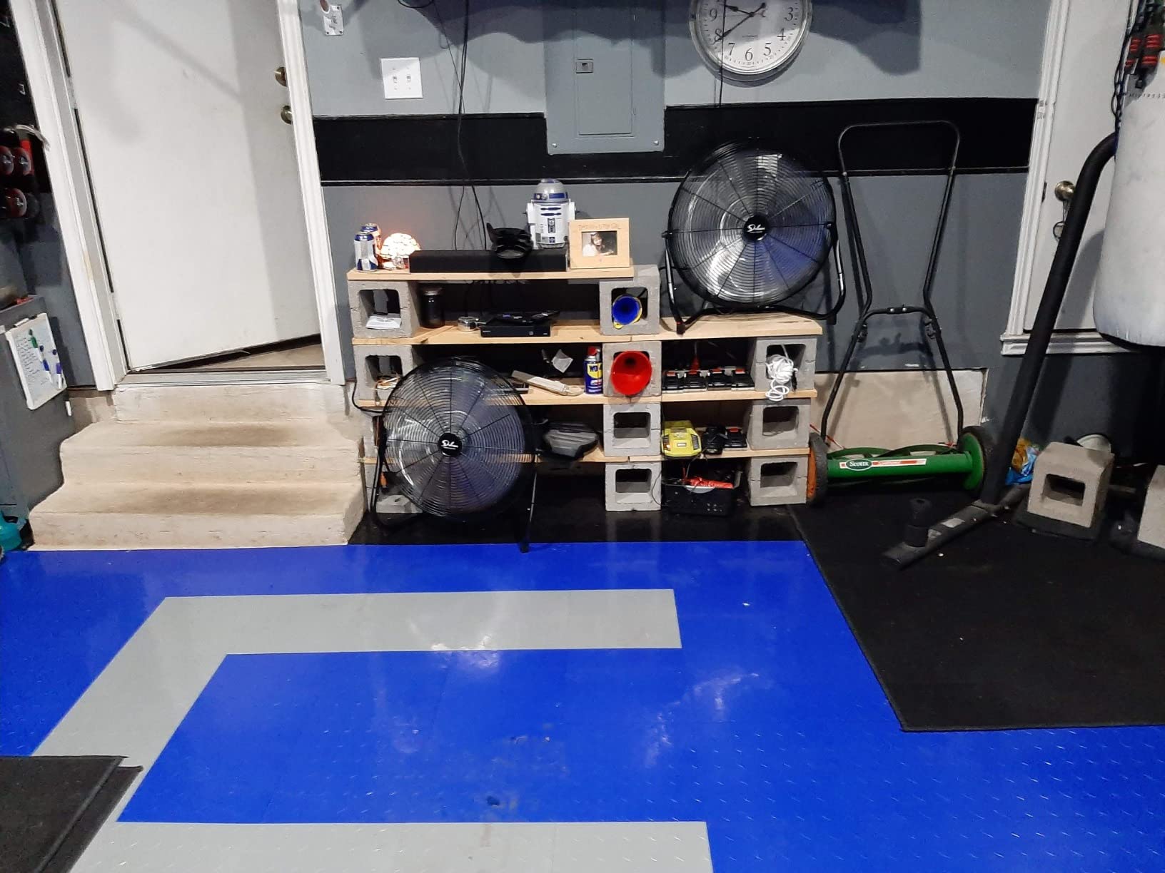 Simple Deluxe 20 Inch 3-Speed High Velocity Heavy Duty Metal Industrial Floor Fan for Warehouse, Workshop, Factory and Basement, Black, 2 Pack customer photo 1