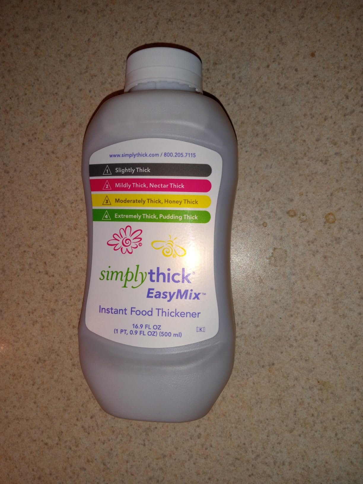 SimplyThick EasyMix | 92 Servings | Gel Thickener for those with Dysphagia & Swallowing Disorders | Won't Alter The Taste of Liquid | Easy to Prepare | 16.9 Fl Oz Bottle with Pump customer photo 1