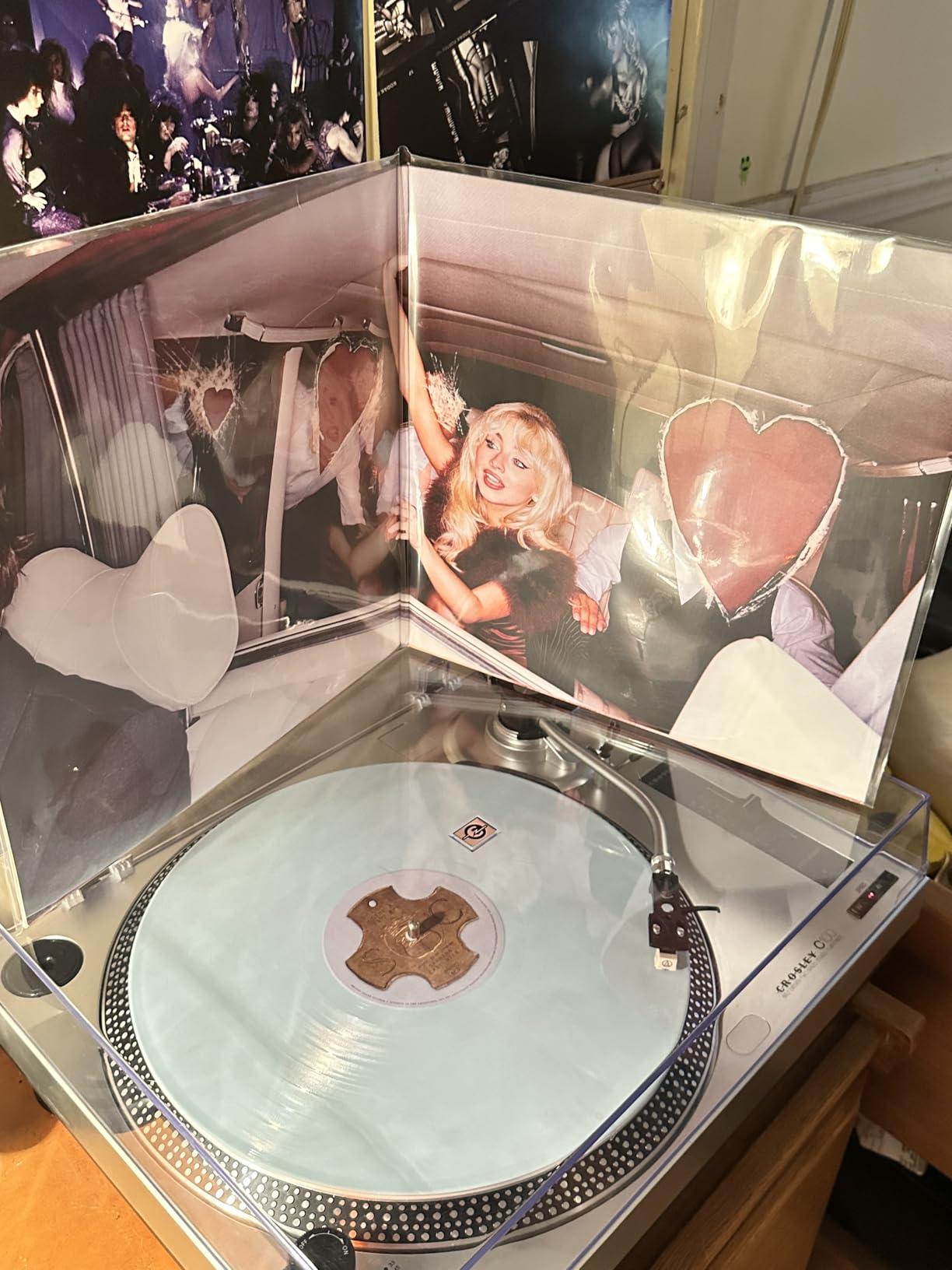 PRO SPIN White Acrylic Turntable Mat - Platter Slipmat for 12