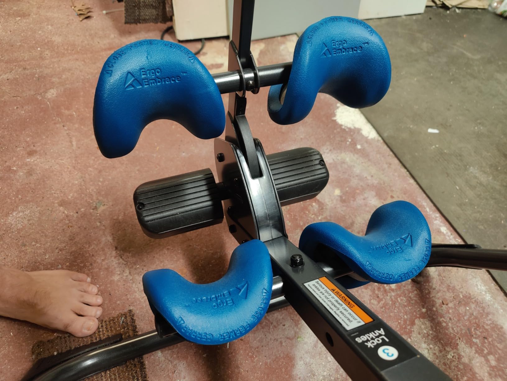 Teeter FitSpine X3 Inversion Table w/ Accessories for Back Pain Relief, Deluxe Easy-Reach Ankle Lock, FDA Registered, UL Safety Certified, 300 lb Capacity, Designed & Patented in USA customer photo 2