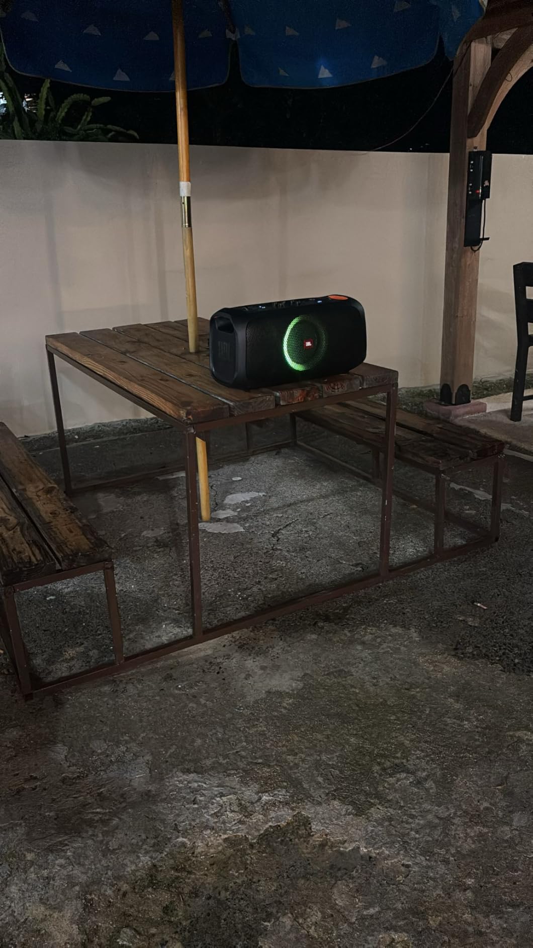 PartyBox On-The-Go Powerful Portable Bluetooth Party Speaker with Dynamic Light Show, black customer photo 1