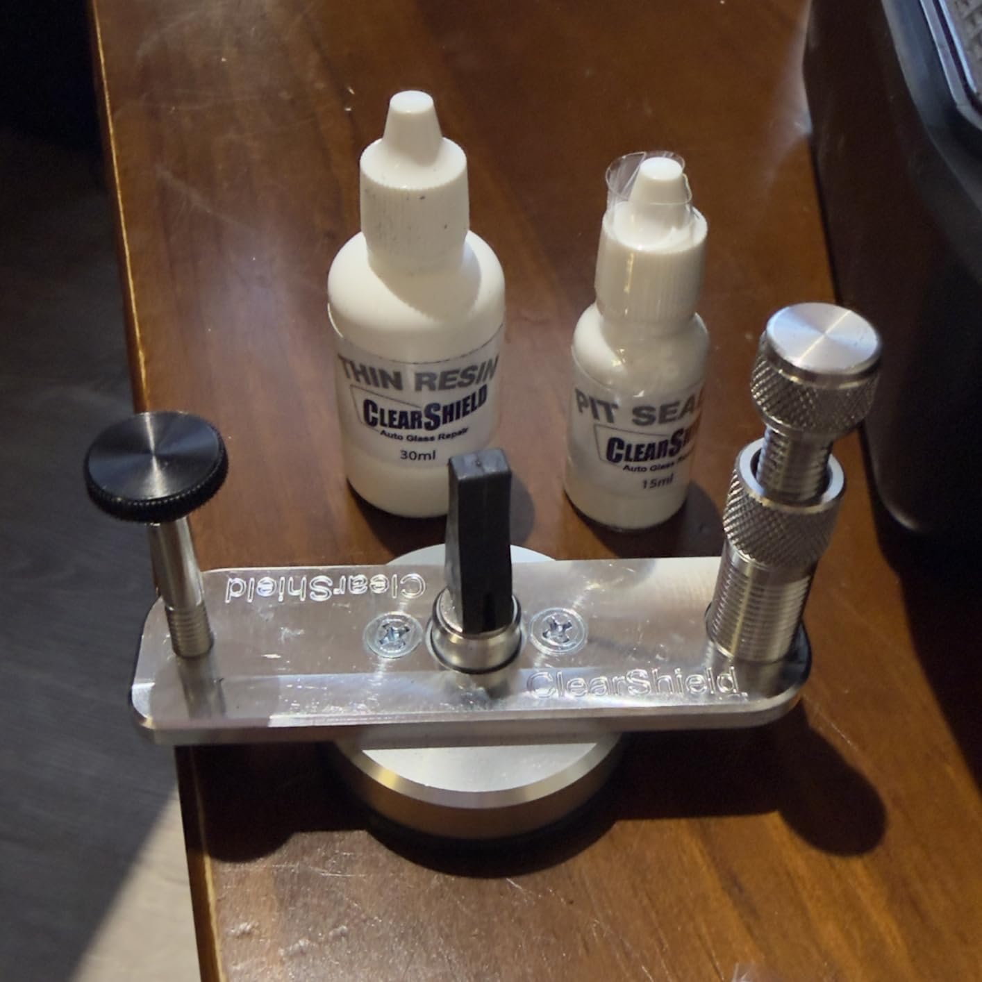 Clearshield Windshield Repair Kit - Window Rock Chip Repair Kit - Cracked Windshield Repair Kit - Auto Glass Repair Kit for 200+ Repairs customer photo 2