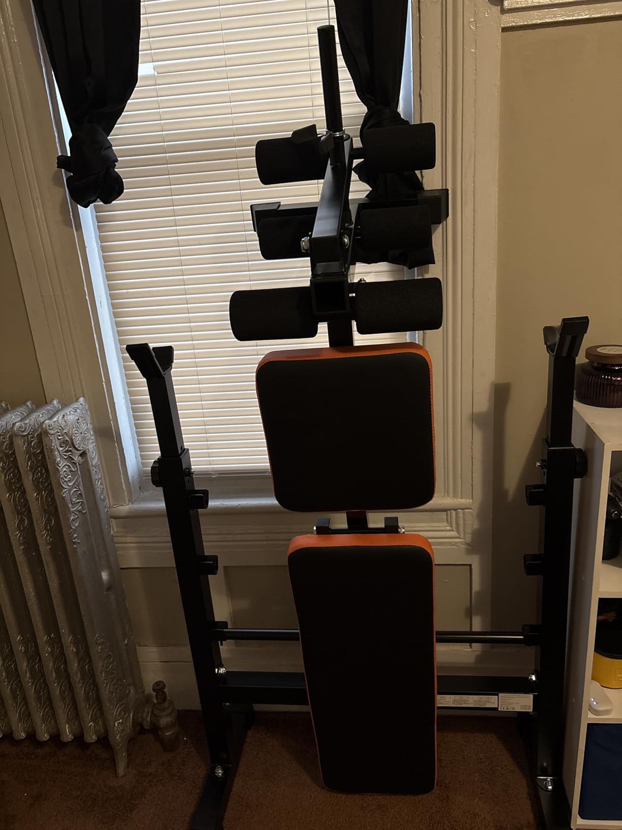 Multi-Function 6 in 1 Weight Bench Set - Leg Press, Preacher Curl Rack, Adjustable Workout Bench & Squat Rack for Full Body Exercise, Fitness Strength Training for Home Gym customer photo 1