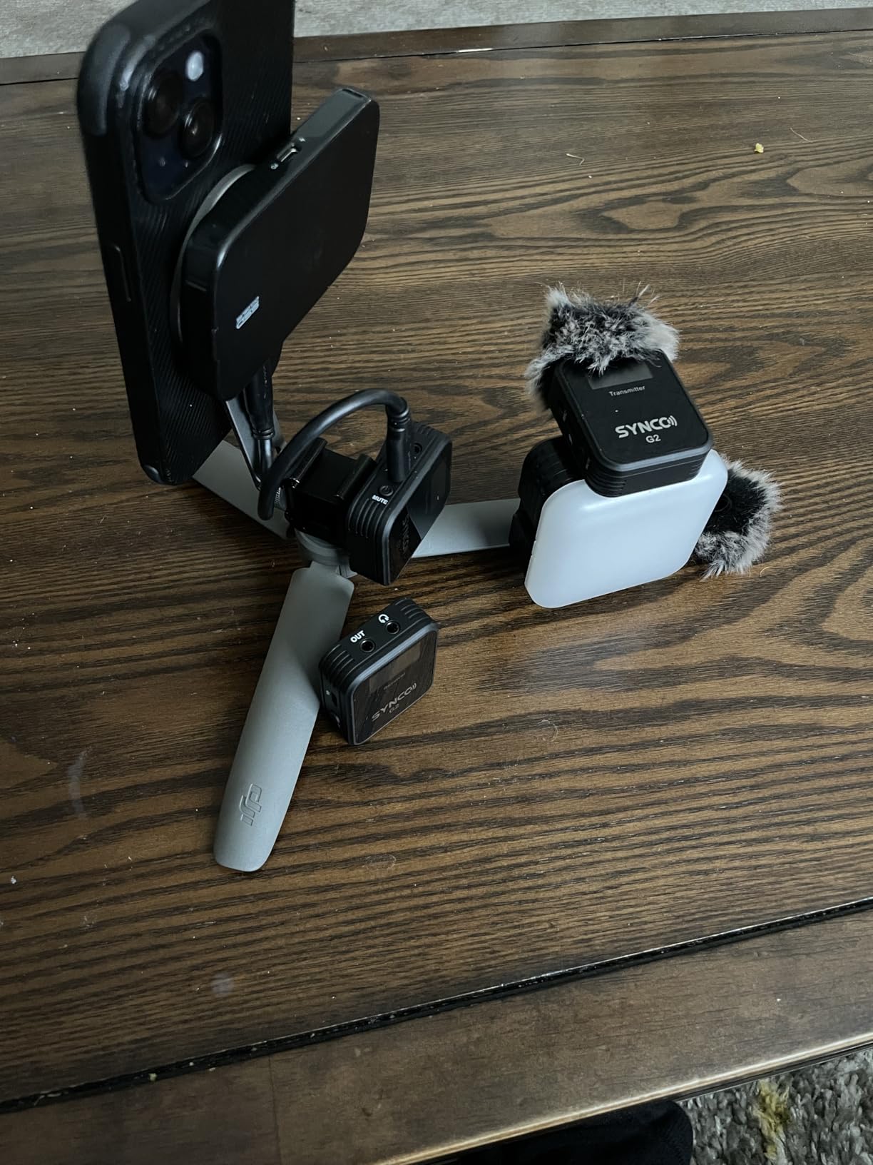 SYNCO Wireless Lavalier Mic System, G2(A2) PRO Dual Transmitter 48KHz 24Bit Lapel Mic 656FT 8H for Vlogging Live Streaming YouTube with Charging Case for Camera Smartphone Tablet customer photo 1