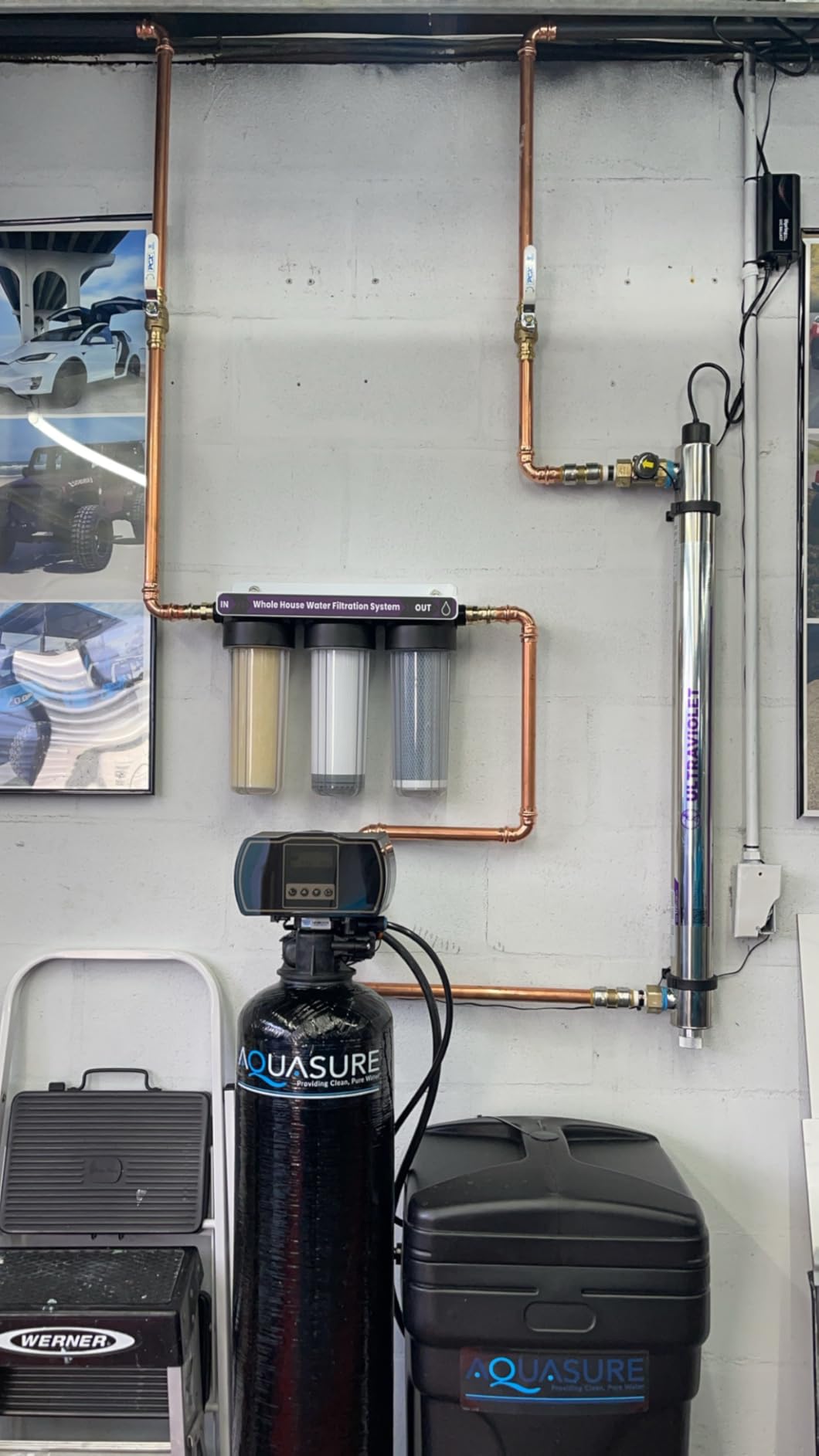 iSpring UVF55FS Whole House UV Water Filter with Smart Flow Sensor Switch, 55W, 12 GPM customer photo 2