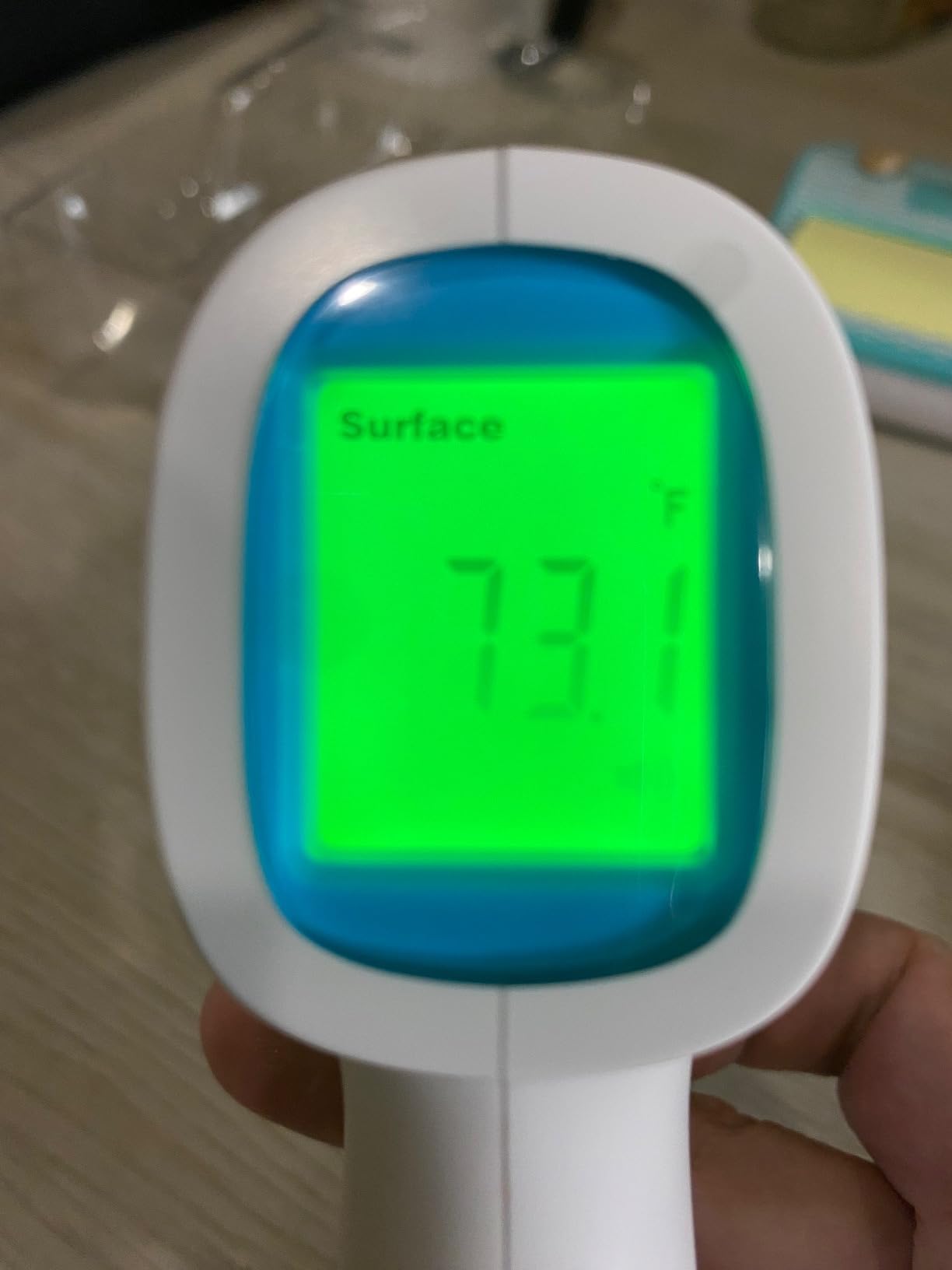 Digital Thermometer for Adults and Kids, No Touch Forehead Thermometer for Baby, 2 in 1 Body Surface Mode Infrared Thermometer with Fever Alarm and Instant Accuracy Readings customer photo 2