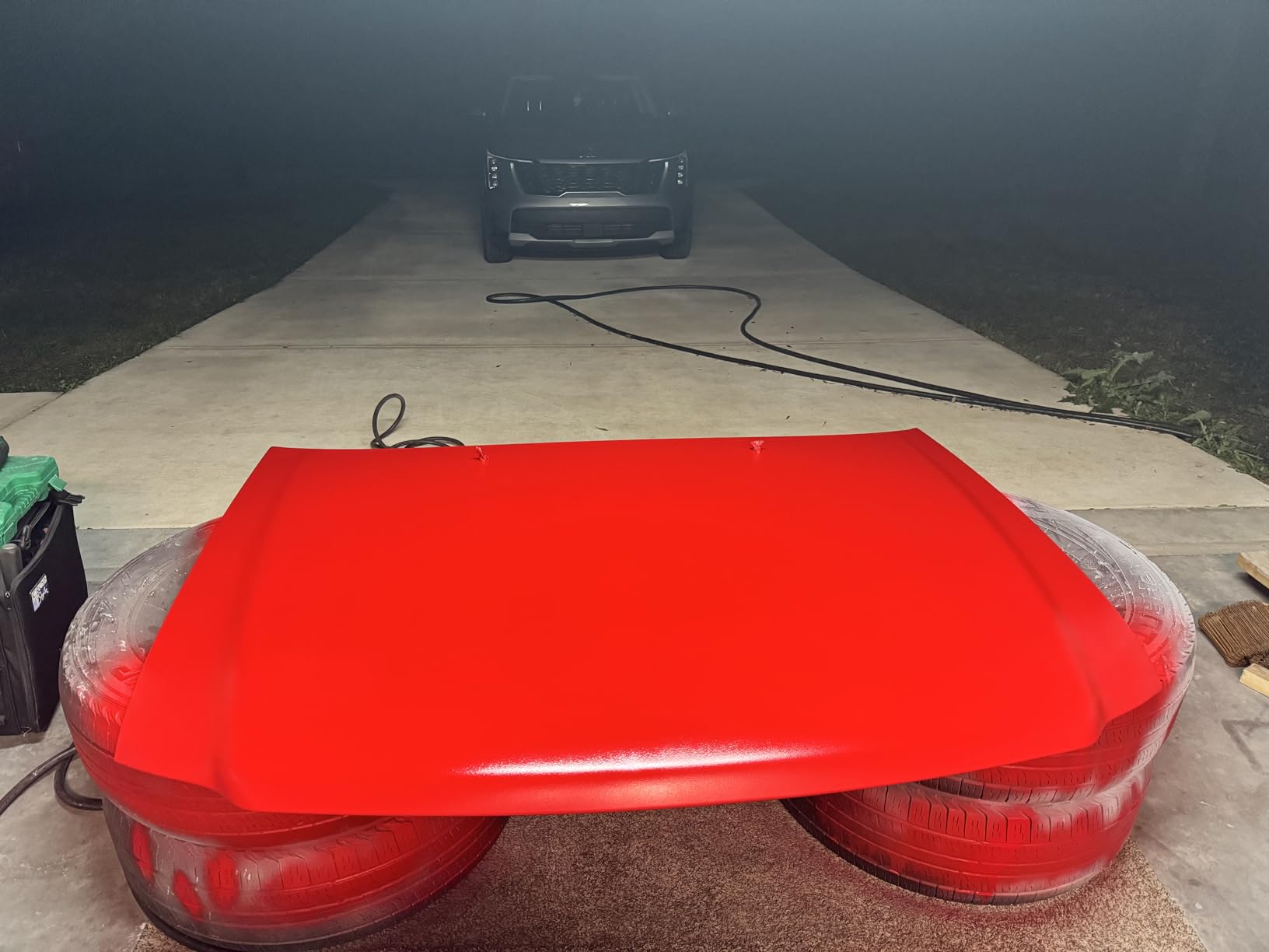 HVLP Air Gravity Spray Gun Set, 2-Sprayer paint Gun, 0.8mm 150ml & 1.4mm 600ml Auto Gravity Feed Painting with Locking Air Pressure Regulator Gauge customer photo 1