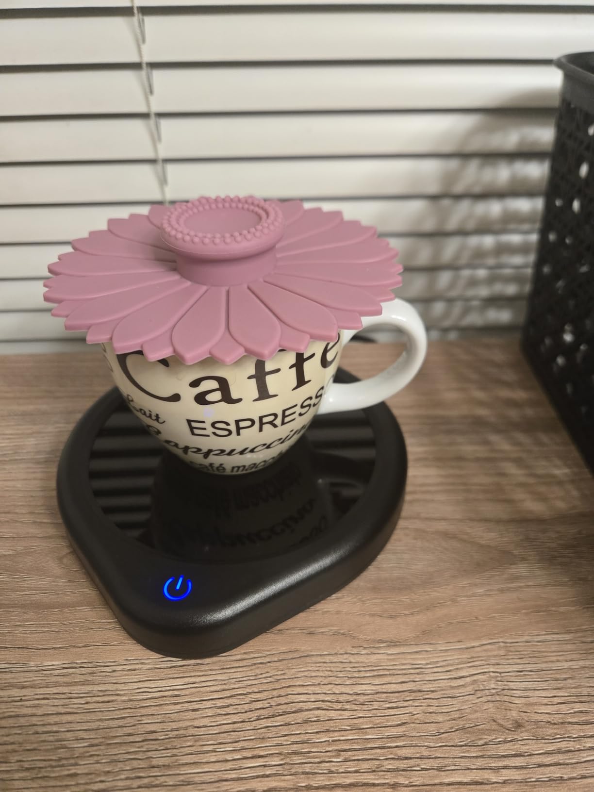 Coffee Mug Warmer, Cup Warmer for Desk with Auto Shut Off Smart Temperature Settings, Electric Beverage Tea Water Milk Heater for All Cups and Mugs, Heating Plate Candle Wax Warmer customer photo 2