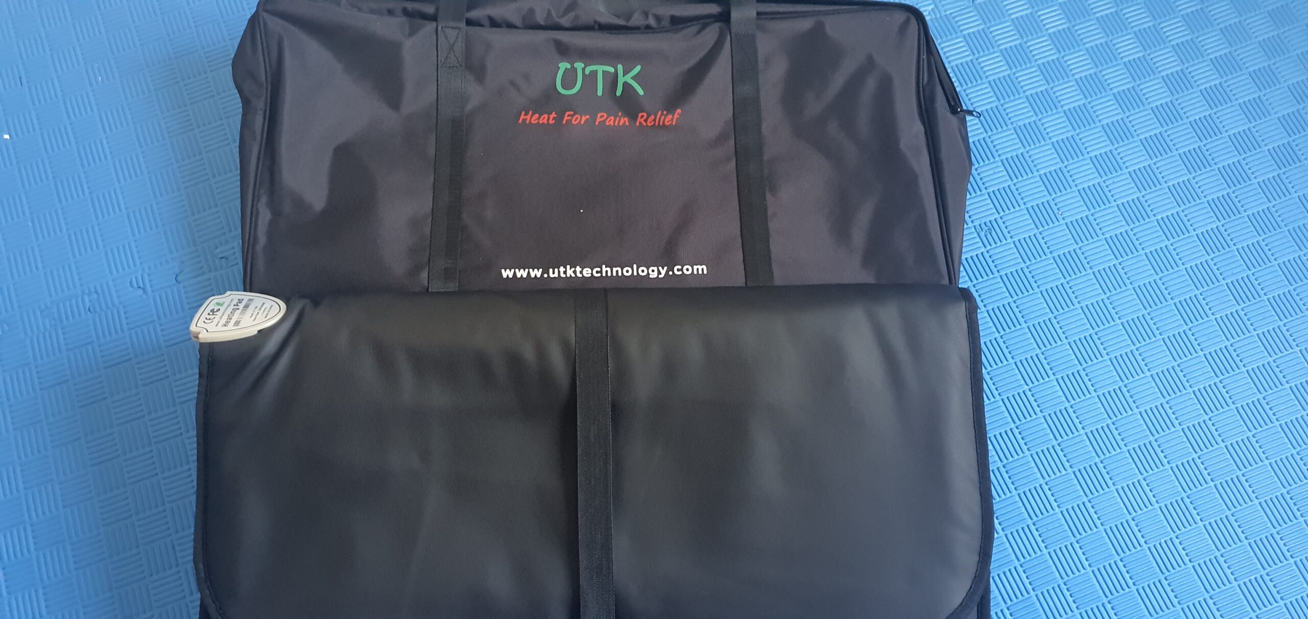 UTK 70'' x 24'' Full Body Quantum Wave Far Infrared Heating pad, 5X Pain Relief, FSA-HSA Eligible Weighted Mat with Magnets Stone, Jade & Tourmaline, Hotter to 159F, 4H Auto-Off, Gift for Women Men customer photo 1