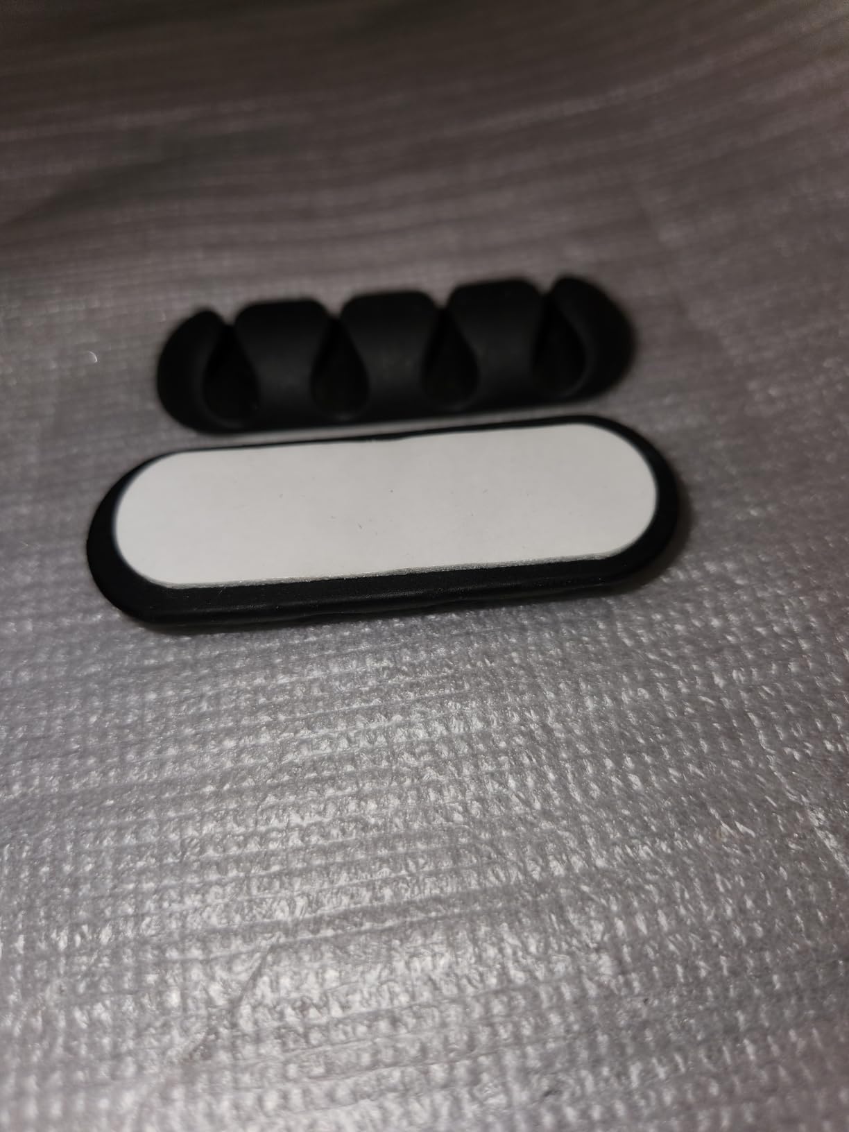 Delamu 4 Pack Cord Organizers for Desks, 62.8in Cable Organizer Cable Management Under Desk, Self Adhesive Wire Management Raceway, Desk Organizers and Accessories for Office&Home Organization, Black customer photo 1