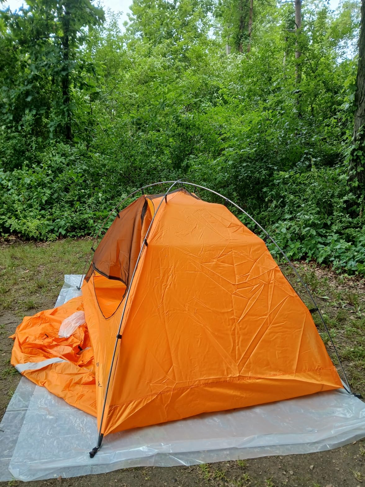 Clostnature Lightweight Backpacking Tent - 1/2 Person 4 Season Ultralight Waterproof Camping Tent, Large Size Easy Setup Tent for Winter, Cold Weather, Family, Outdoor, Hiking and Mountaineering customer photo 2