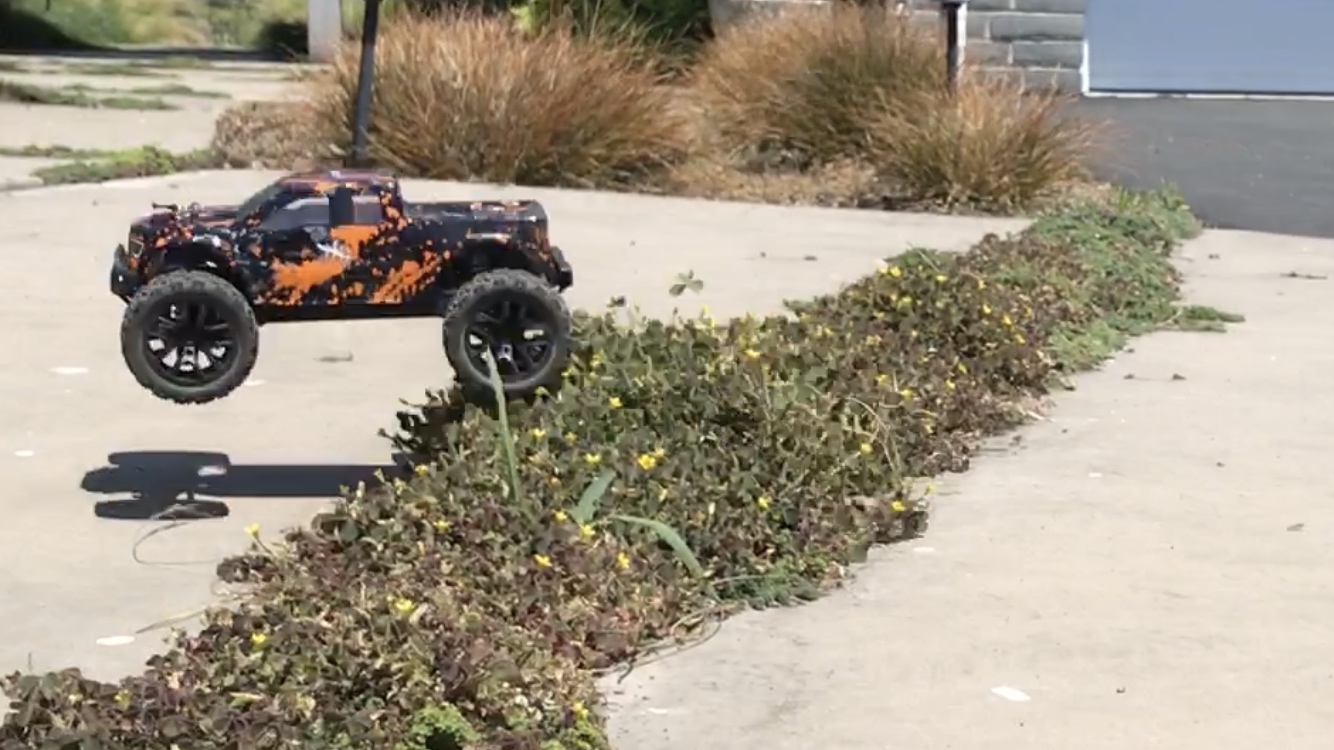 HAIBOXING 1:18 Scale RC Monster Truck 18859 36km/h Speed 4X4 Off Road Remote Control Cars,Waterproof Electric Powered RC Cars All Terrain Toys Vehicles with 2 Batteries, Xmas Gifts for Kid and Adults customer photo 1