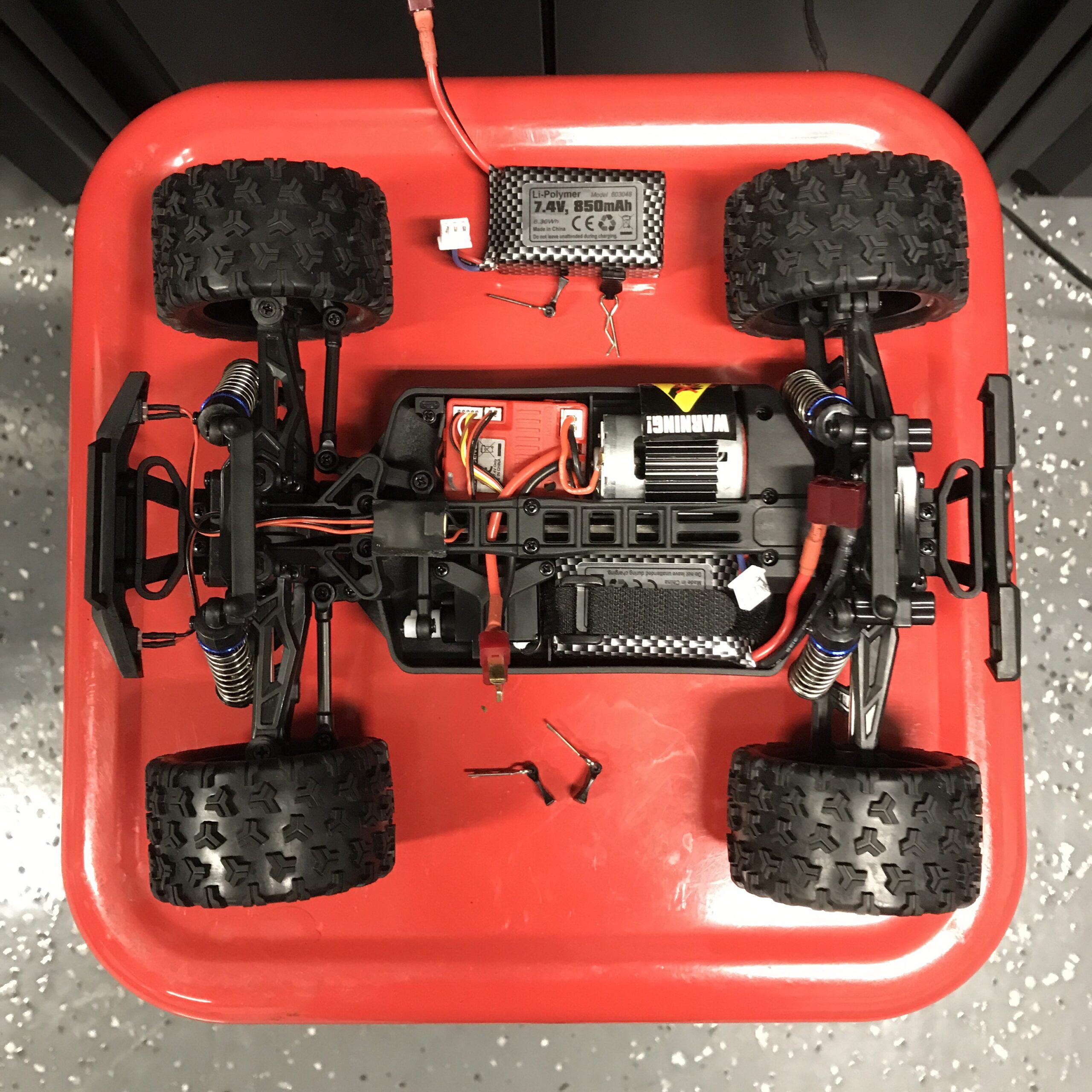 HAIBOXING 1:18 Scale RC Monster Truck 18859 36km/h Speed 4X4 Off Road Remote Control Cars,Waterproof Electric Powered RC Cars All Terrain Toys Vehicles with 2 Batteries, Xmas Gifts for Kid and Adults customer photo 2