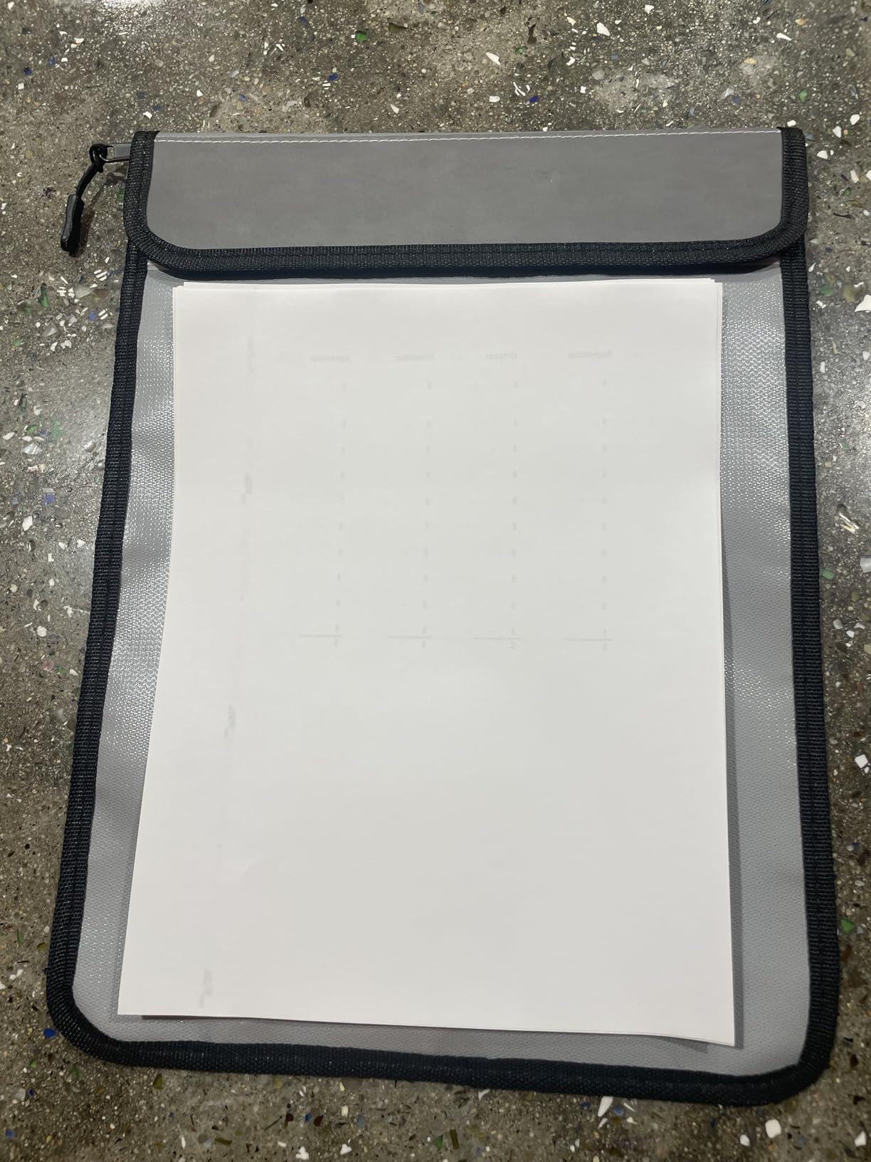 Upgraded Two Pockets Fireproof Document Bag (2000℉), andyer 15