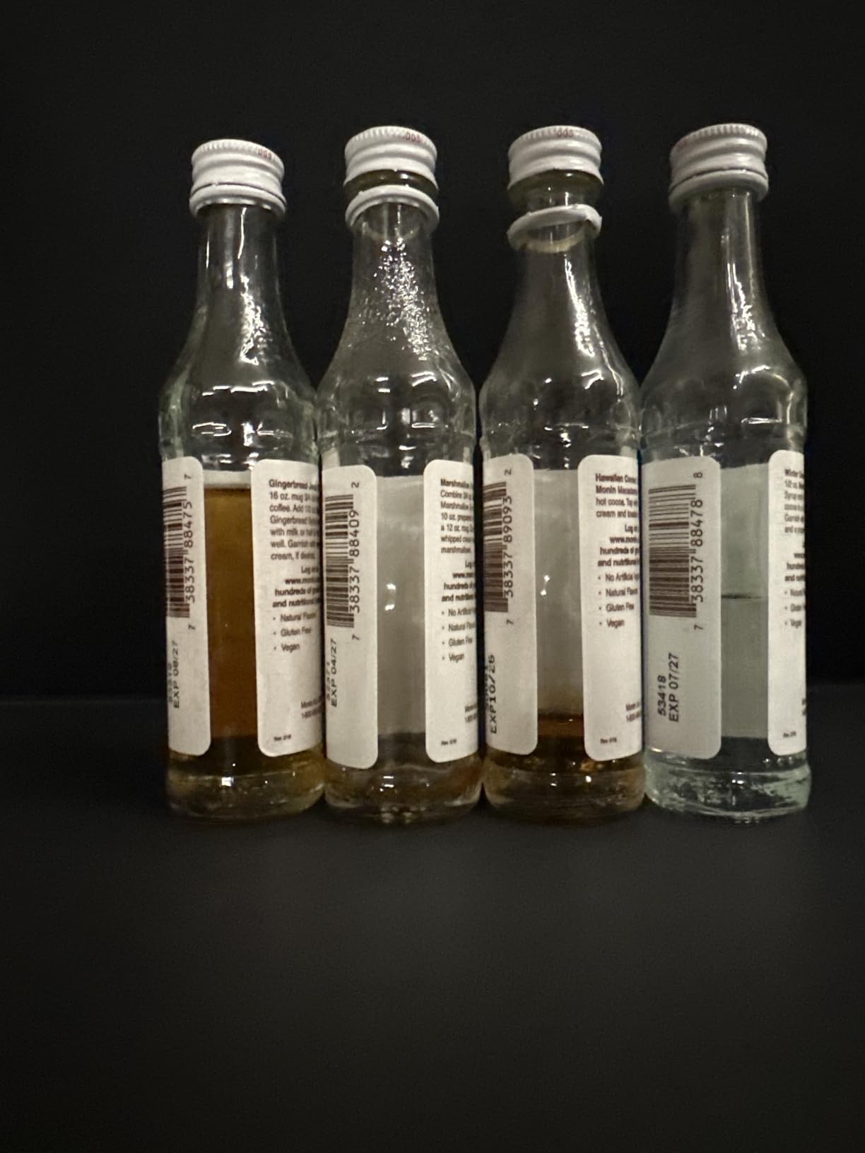 Monin - Gourmet Flavorings Floral Collection, Great for Cocktails, Lemonades, Teas, & Sodas, Gluten-Free, Dairy-Free, (Violet, Lavender, Rose, Hibiscus, & Elderflower) | 50 ml Per Bottle customer photo 2