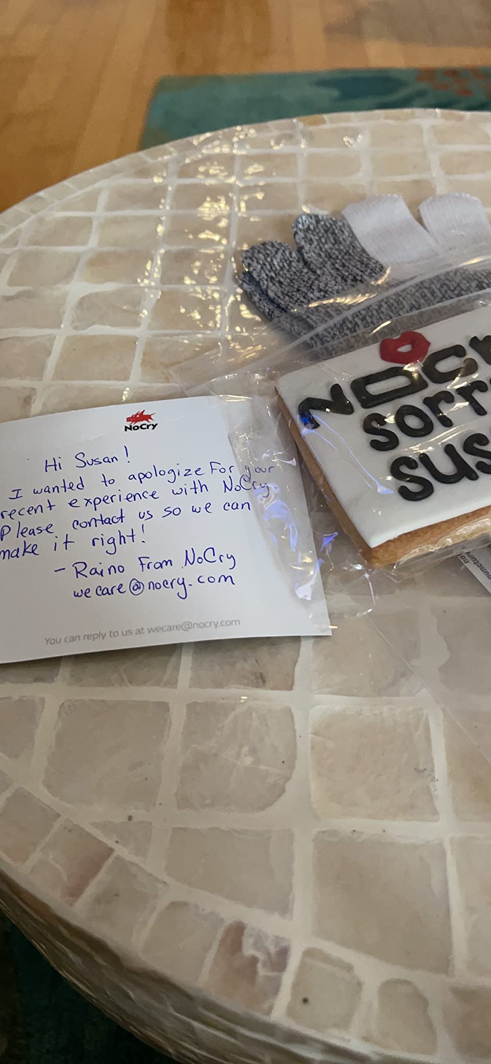 NoCry Cut Resistant Work Gloves for Women and Men, with Reinforced Fingers; Comfortable, 100% Food Grade Kitchen Cooking Hand Protection; Ambidextrous Safety Gear for Cutting; Level 5 Protection customer photo 1