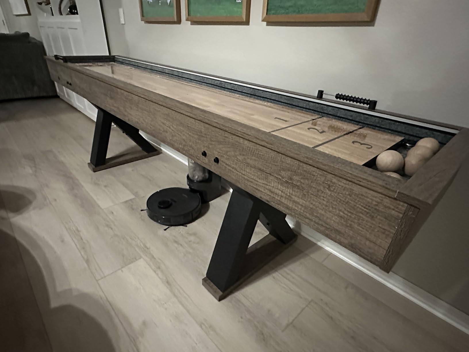 American Legend 9 Foot Kirkwood Shuffleboard Table customer photo 1