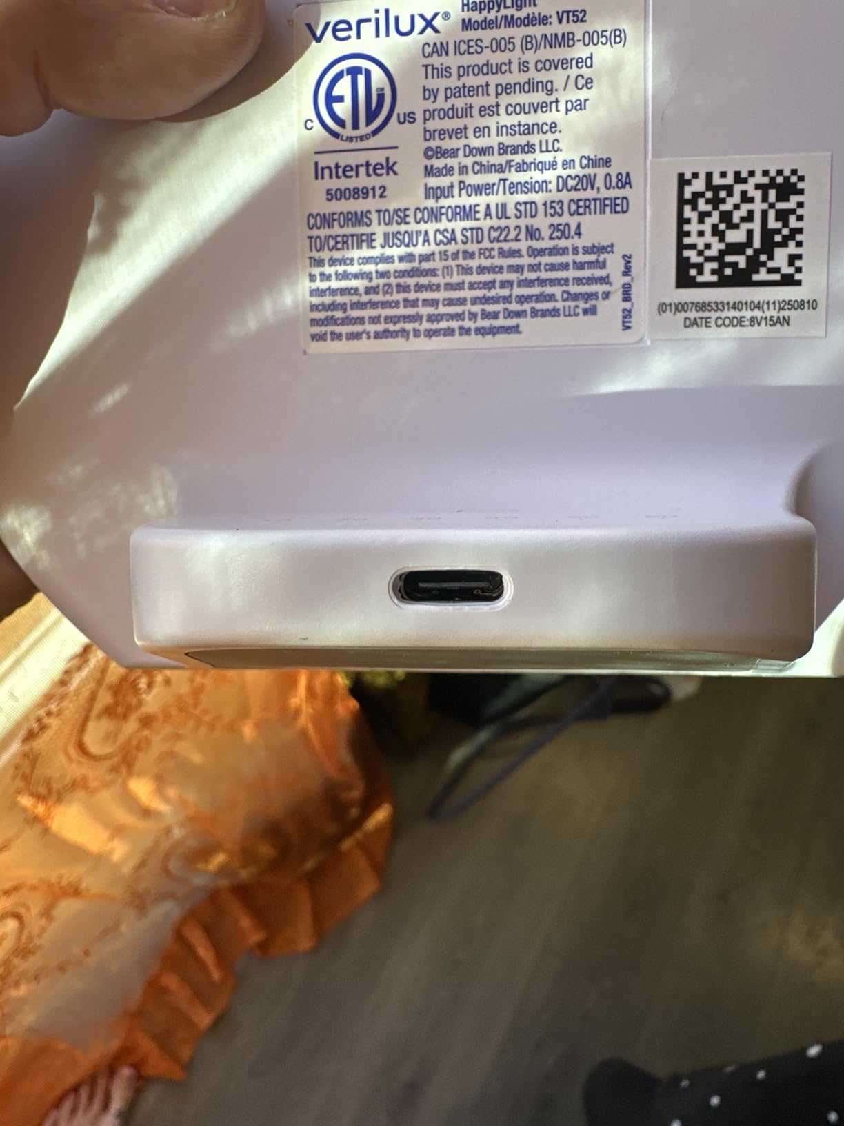 Verilux HappyLight Alba - New Round UV-Free LED Therapy Lamp, Bright White Light with 10,000 Lux, Adjustable Brightness, Color, and Countdown Timer customer photo 1