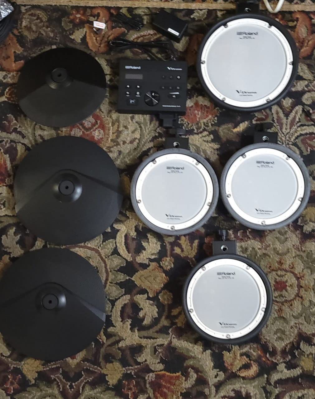 Roland TD-07KV Electronic V-Drums Kit - Legendary Dual-Ply All Mesh Head kit with superior expression and playability - Bluetooth Audio & MIDI - USB for recording audio and MIDI data - 40 FREE Melodics Lessons customer photo 1