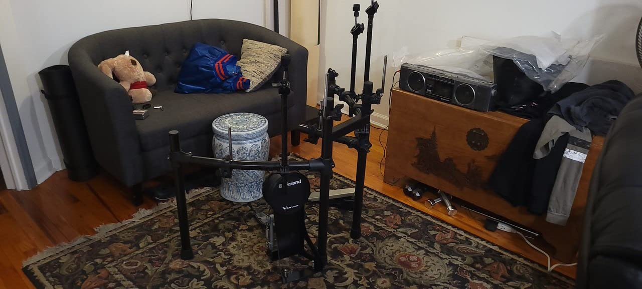 Roland TD-07KV Electronic V-Drums Kit - Legendary Dual-Ply All Mesh Head kit with superior expression and playability - Bluetooth Audio & MIDI - USB for recording audio and MIDI data - 40 FREE Melodics Lessons customer photo 2