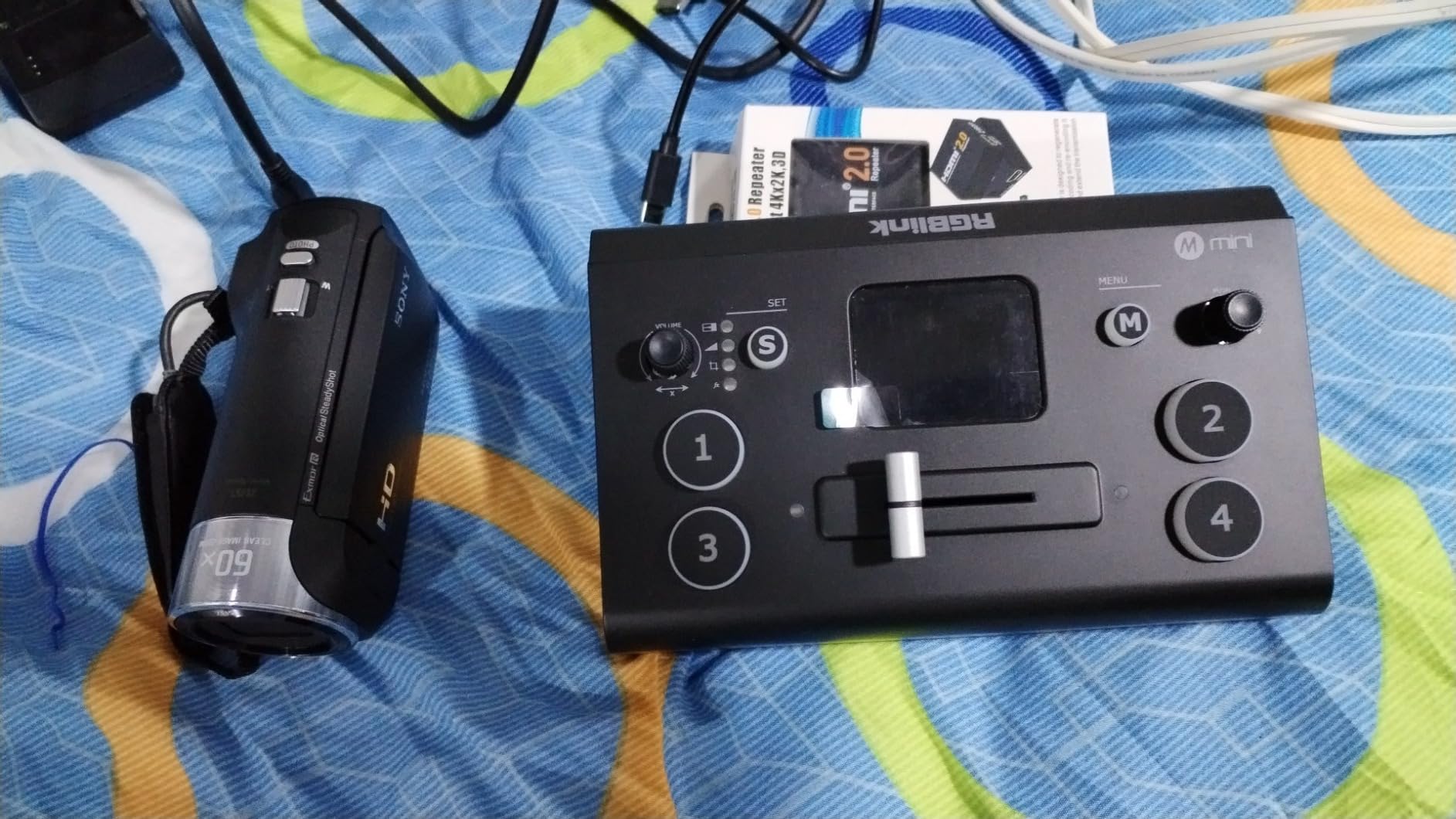 RGBlink Mini Video Mixer Switcher with 4 x HDMI Inputs 2K Input/Output Real Time Live Streaming, Support Output 6 Pictures PVW and PGM, for Facebook, YouTube, Instagram, Tiktok, RTMPS customer photo 2