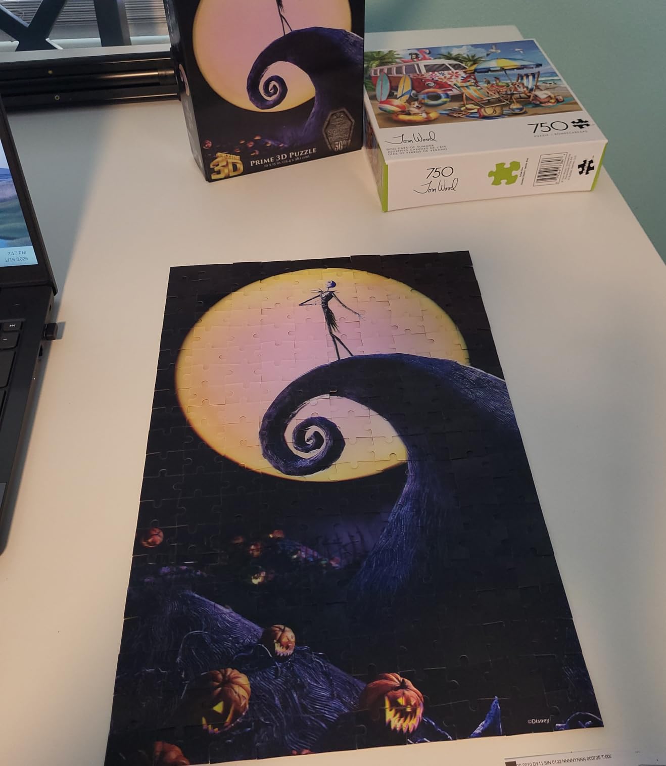 PuzzleWorx Jigsaw Puzzle Glue, Easy-On Applicator Pack of 2, Non Toxic Clear Glue for 1000/1500/2000 Piece Puzzles 4.2 oz Each Bottle (Total 8.4) customer photo 1