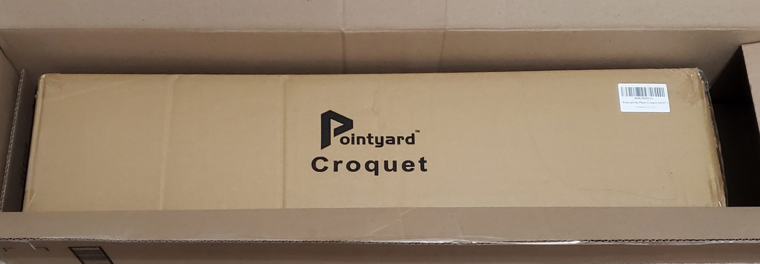 Pointyard 32'' Six Player Croquet Set, Regulation [Vintage Archaize] Croquet Set with Wooden Mallets/Colored Ball/Wickets/Stakes for Adults/Teenagers/Family-Perfect for Lawn/Backyard Game/Park customer photo 1