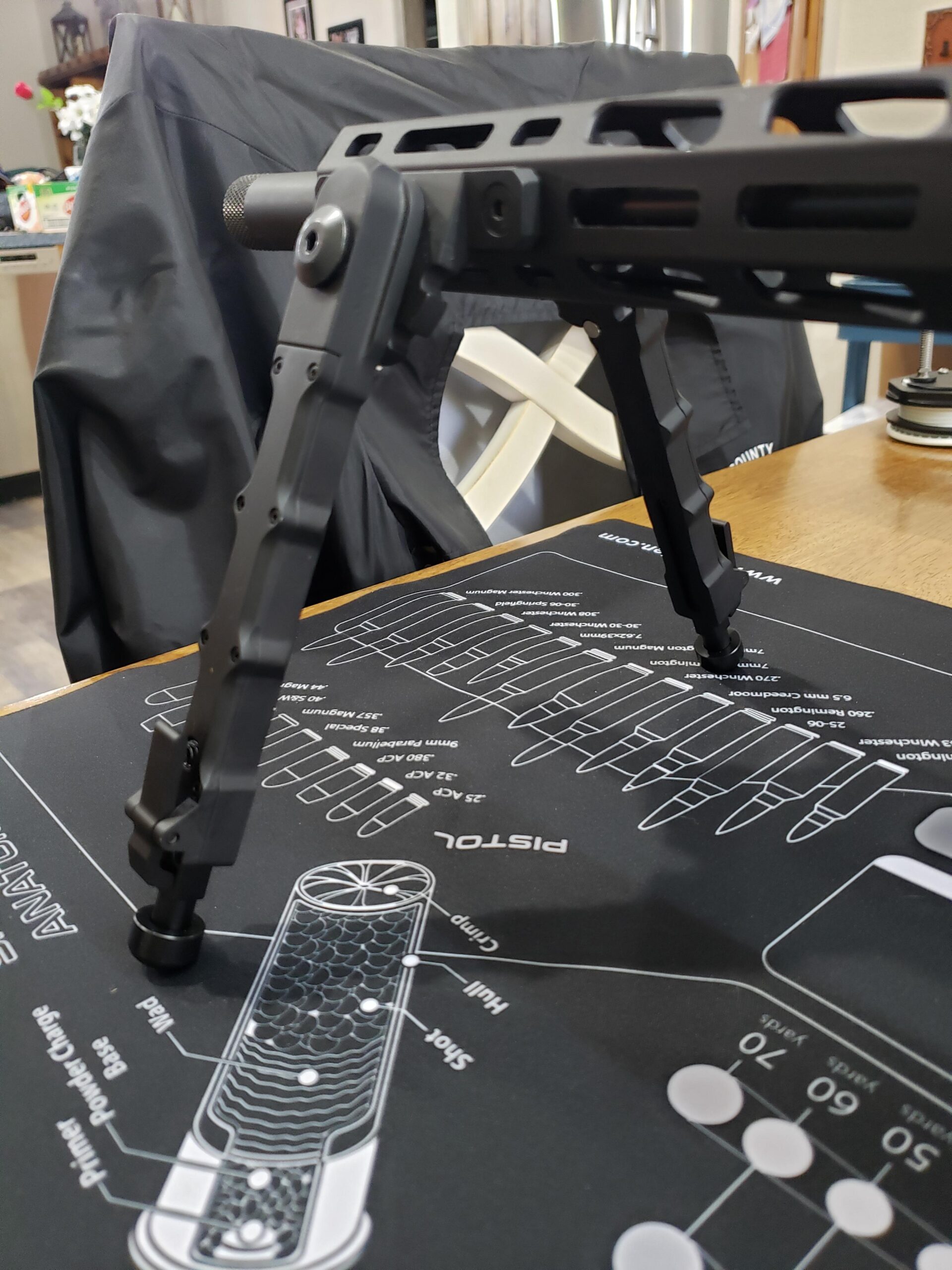 CVLIFE 7.5-9 Inches Rifle Bipod Compatible with M-Rail Bipod with Two Point Rifle Sling for Rifle, Adjustable, Foldable Attach Directly Bipod for Shooting, Hunting, Range and Outdoors customer photo 1