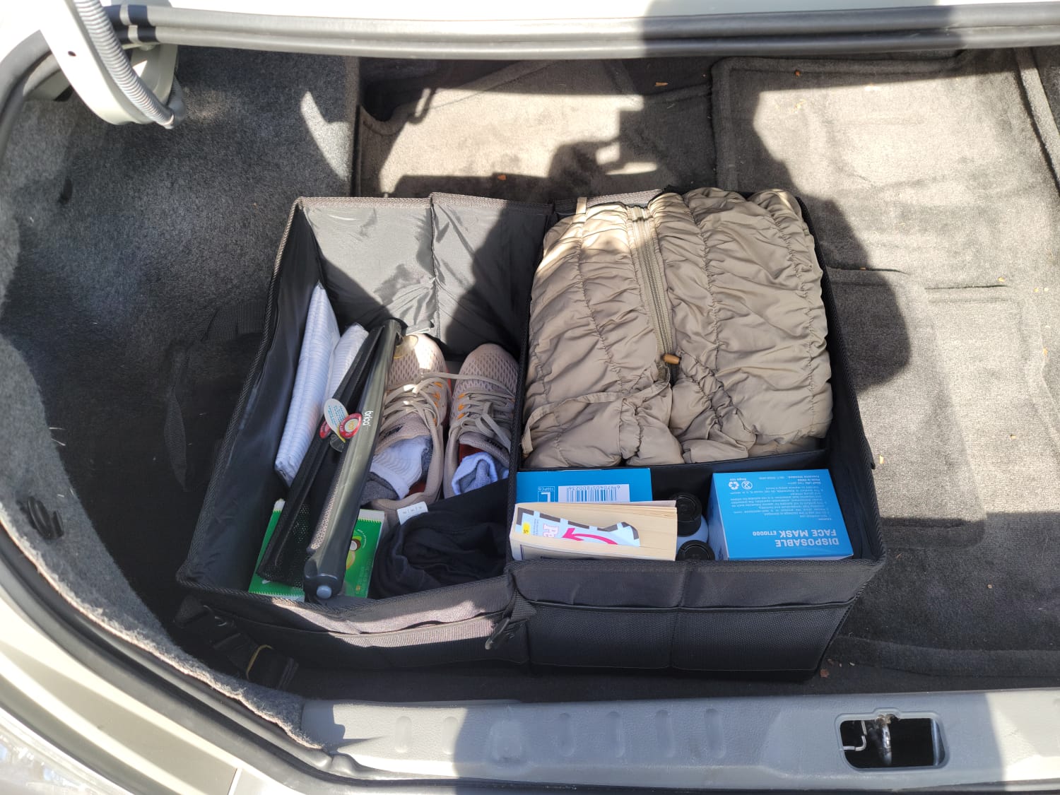 Seal Skin Covers Trunk Organizer for SUV, Car & Truck - Premium Heavy Duty & Collapsible with 3 Adjustable Size - Lightweight & Portable Storage Organizer - Easy to Use & Install in Any Vehicle - Blue customer photo 1