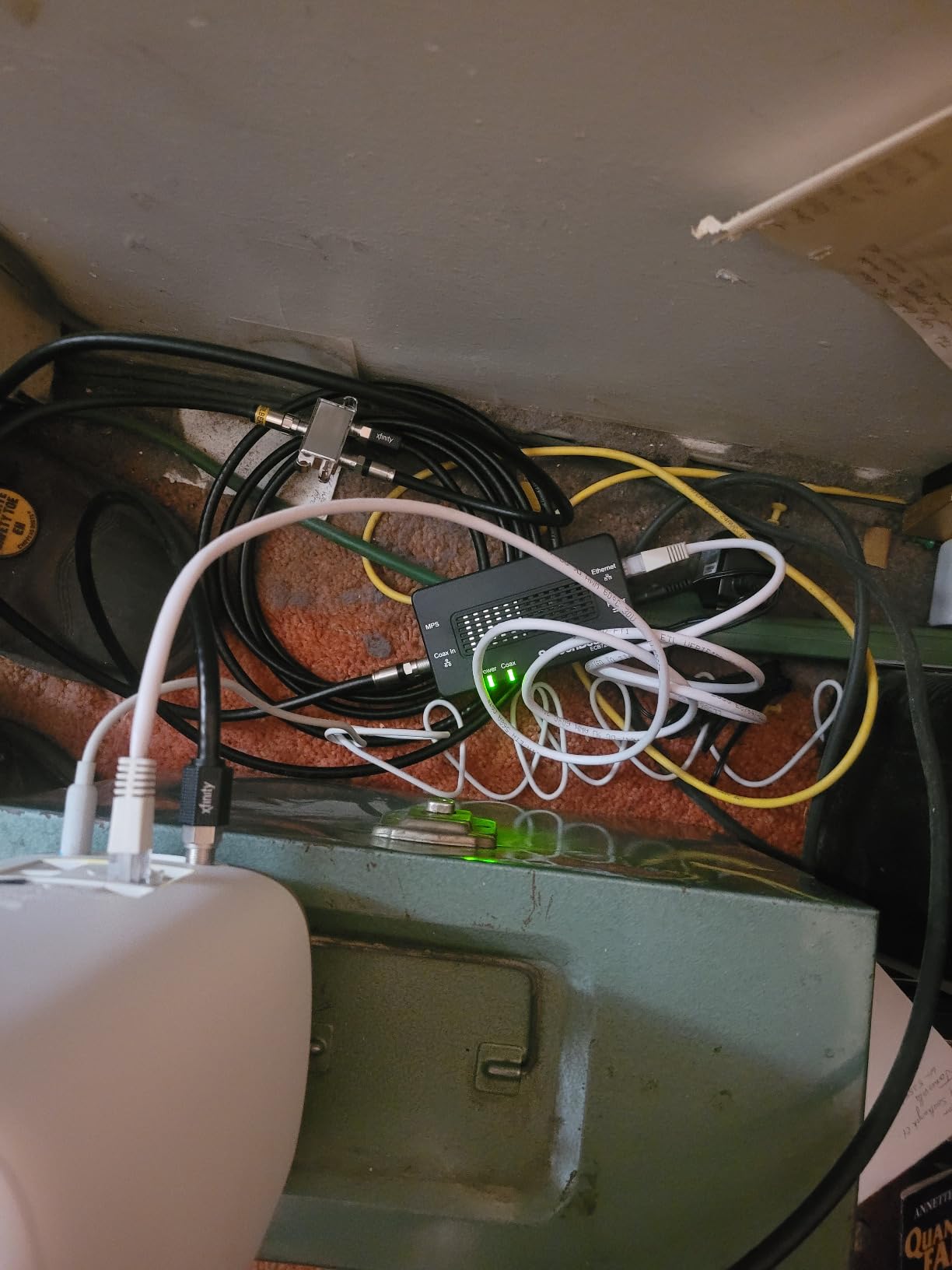 ScreenBeam Bonded MoCA 2.5 Network Adapter for Highest Speed Internet, Ethernet Over Coax - Starter Kit (Model: ECB7250K02) customer photo 1