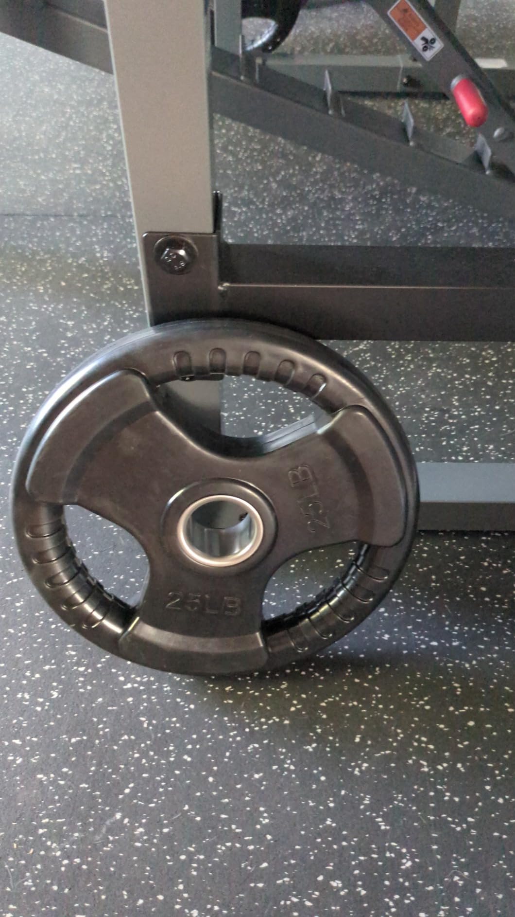 RitFit Weight Plates for Barbell, 2-Inch Olympic Rubber Grip Plates for Weightlifting and Strength Training in Home & Gym, Single, Pair and Sets customer photo 2