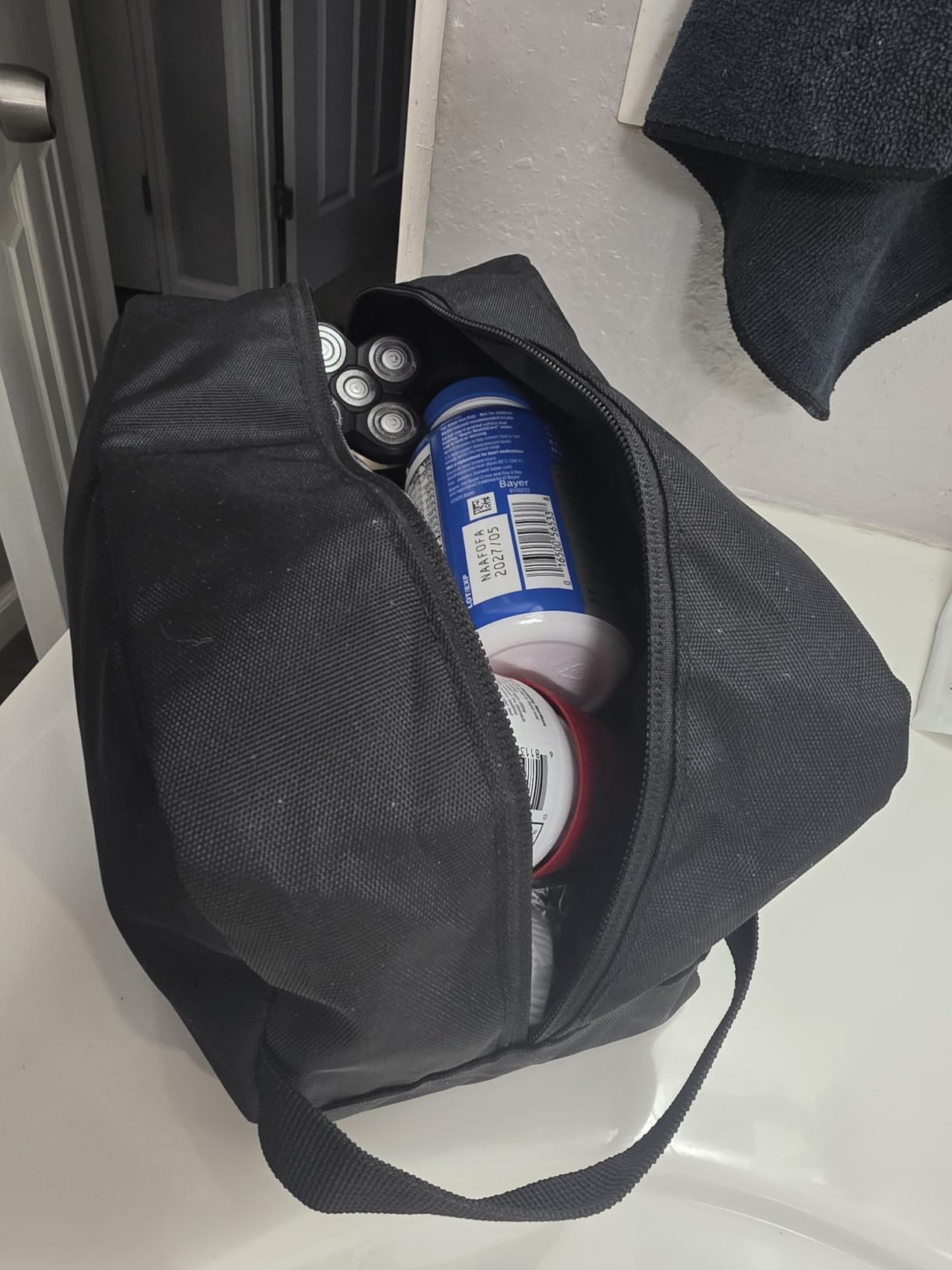 Vorspack Travel Toiletry Bag for Men - Hanging Toiletries Bag Water Resistant Travel Bag for Toiletries Accessories customer photo 2