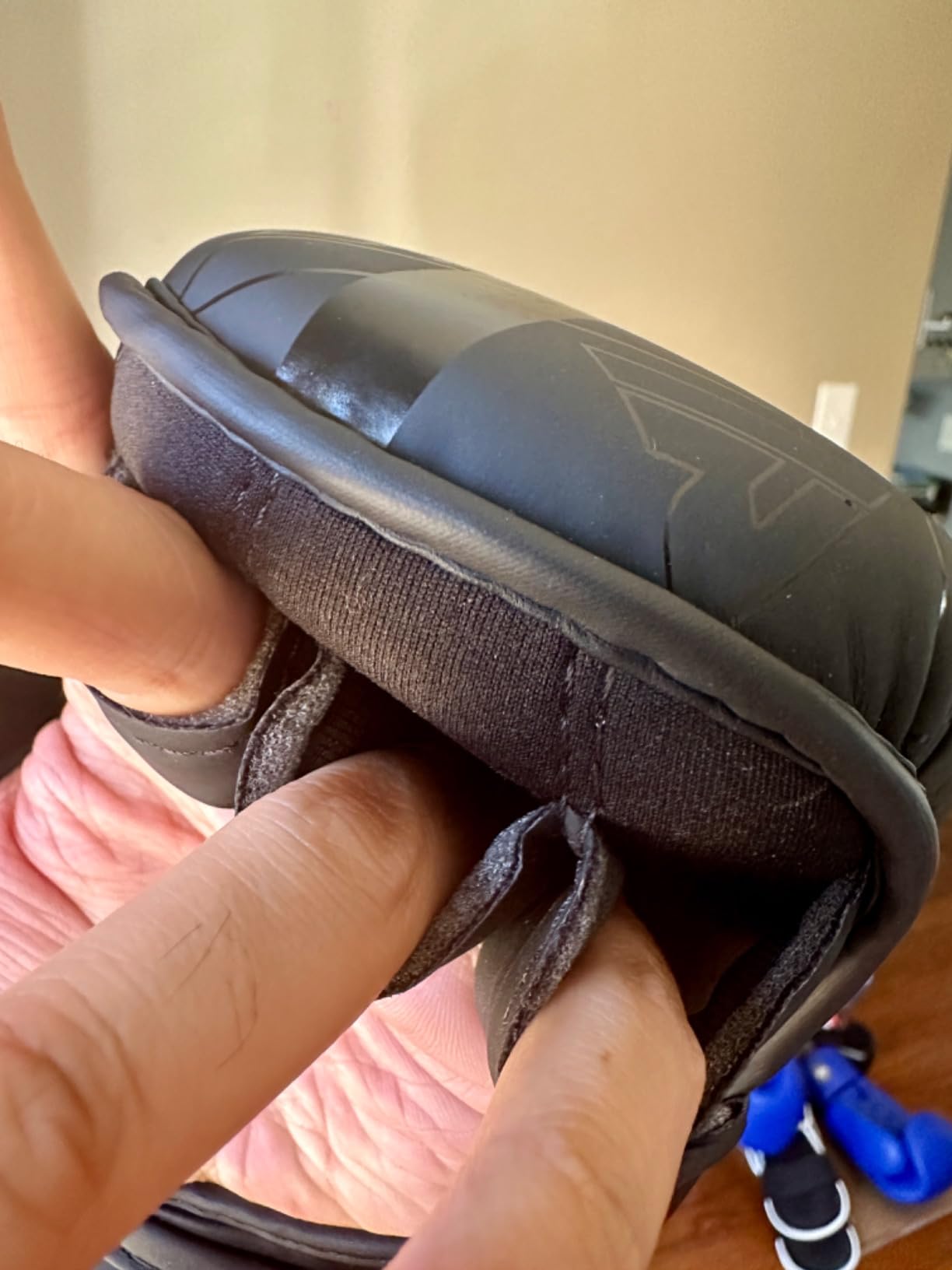 RDX MMA Gloves Sparring Grappling, Hybrid Open Palm Martial Arts Mitts Men Women, Maya Hide Leather Wrist Support, Cage Fighting Combat Sports Boxing Glove Training, Muay Thai, Punching Bag Kickboxing customer photo 2