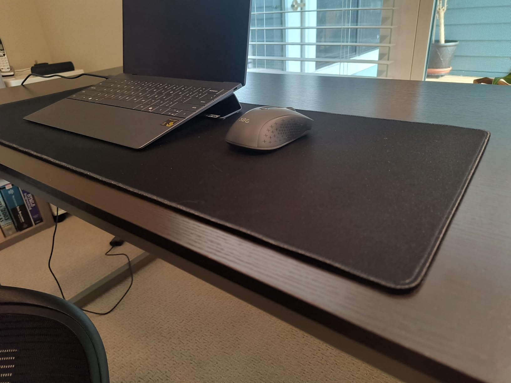 KTRIO Oversized Gaming Mouse Pad Desk Mat, Micro-Weave Cloth for Precise Control, Non-Slip Rubber Base, Stitched Edges, Water-Resistant, Full Desk Coverage for Gamer, Office & Home, 47.3 x 23.6 in customer photo 1