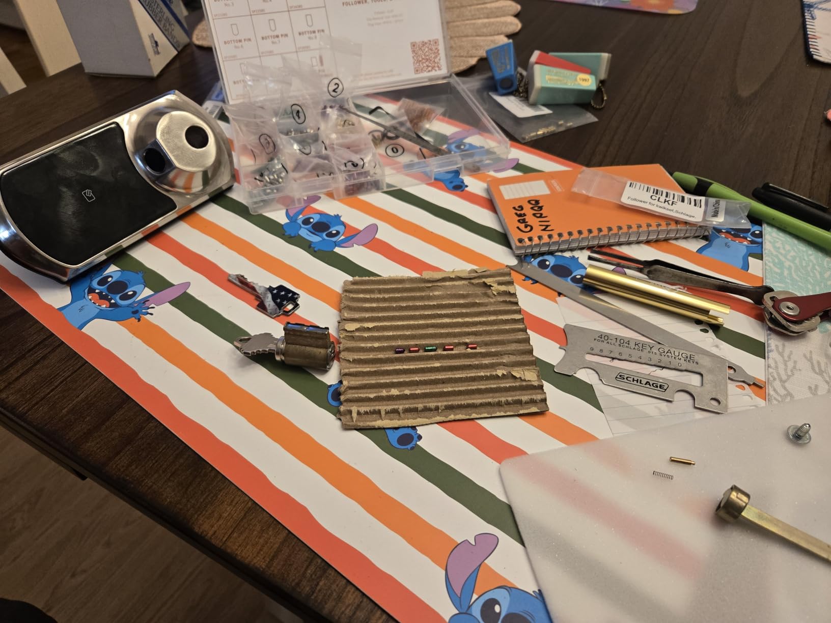 Premium Schlage Rekey Kit Compatible with 50 Master Pins | Schlage Rekeying Kit with Seal-Tight Plastic Box | Lock Pinning Kit Compatible with 50 Bottom, 50 Top Pins and 50 Spring customer photo 2