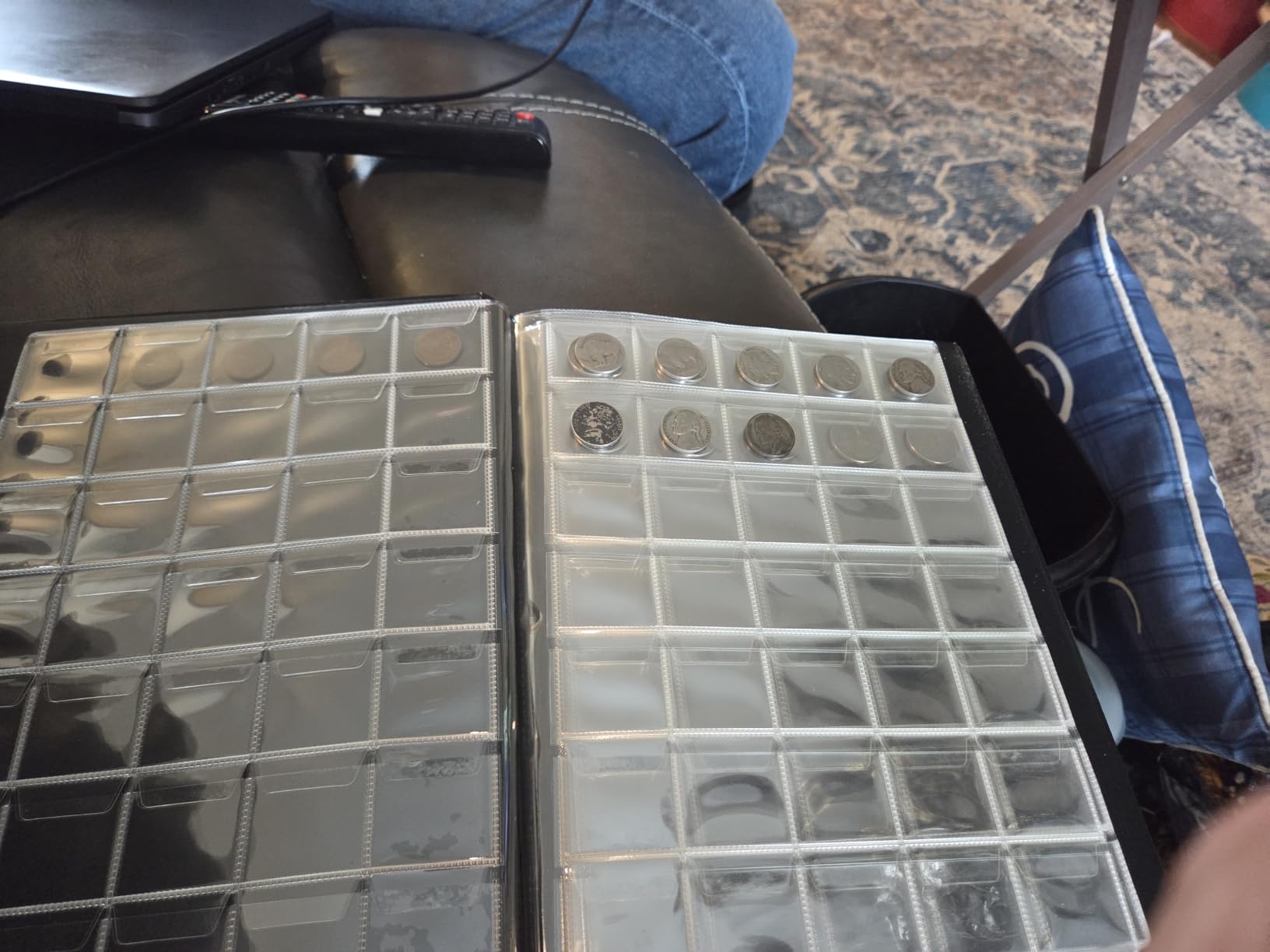 420 Pockets Coin Albums - 28x29 mm/1.1x1.1 inch Pocket Black Coin Book 10 Pages Coin Collection Holder Letter Size Coin Storage Book customer photo 1